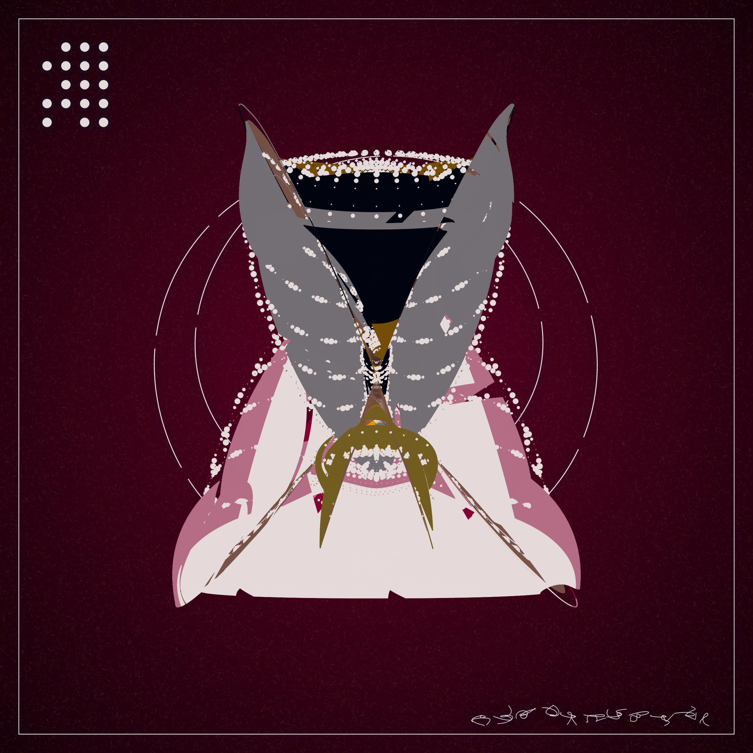 Art Blocks - Art Blocks v2 - Alien Insects #810 - NFT # 137000810