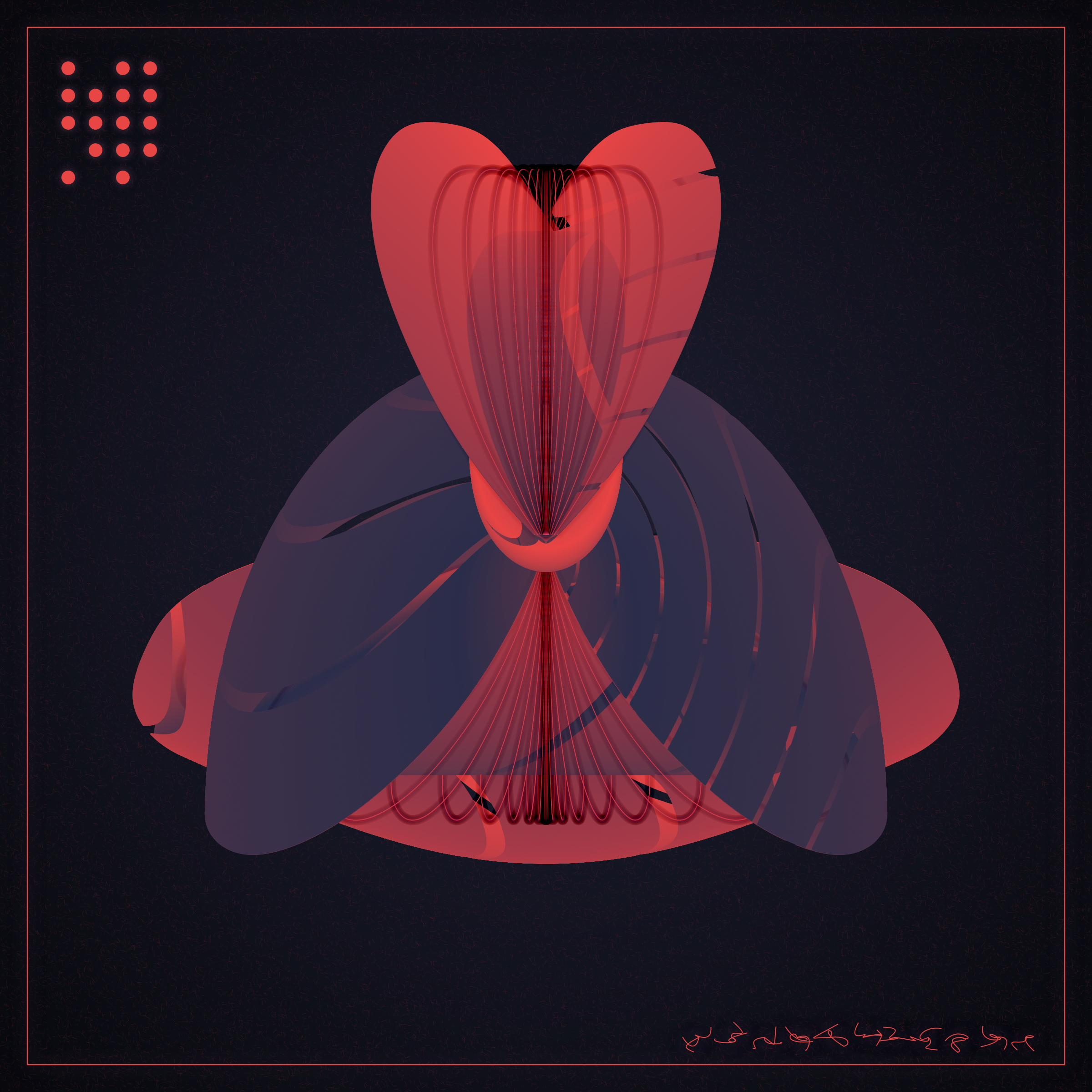 Art Blocks - Art Blocks v2 - Alien Insects #812 - NFT # 137000812