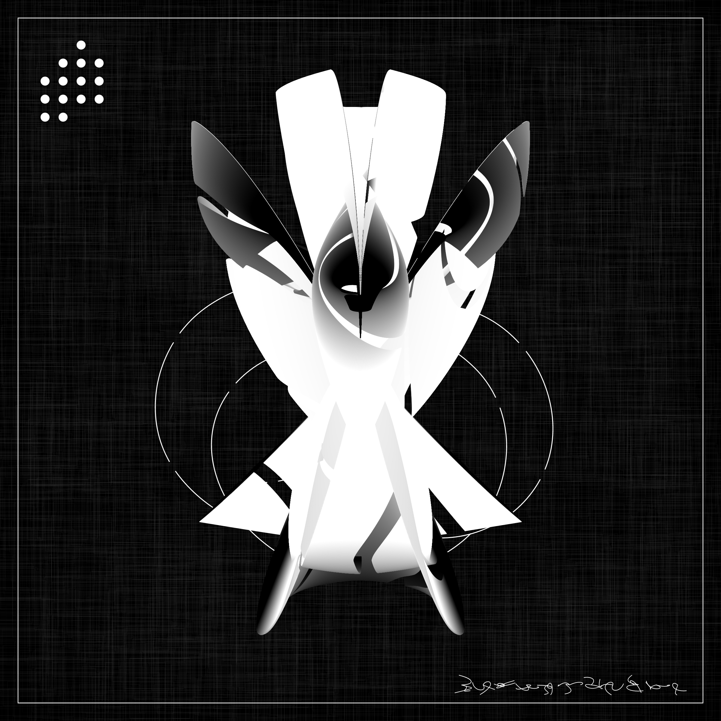 Art Blocks - Art Blocks v2 - Alien Insects #813 - NFT # 137000813