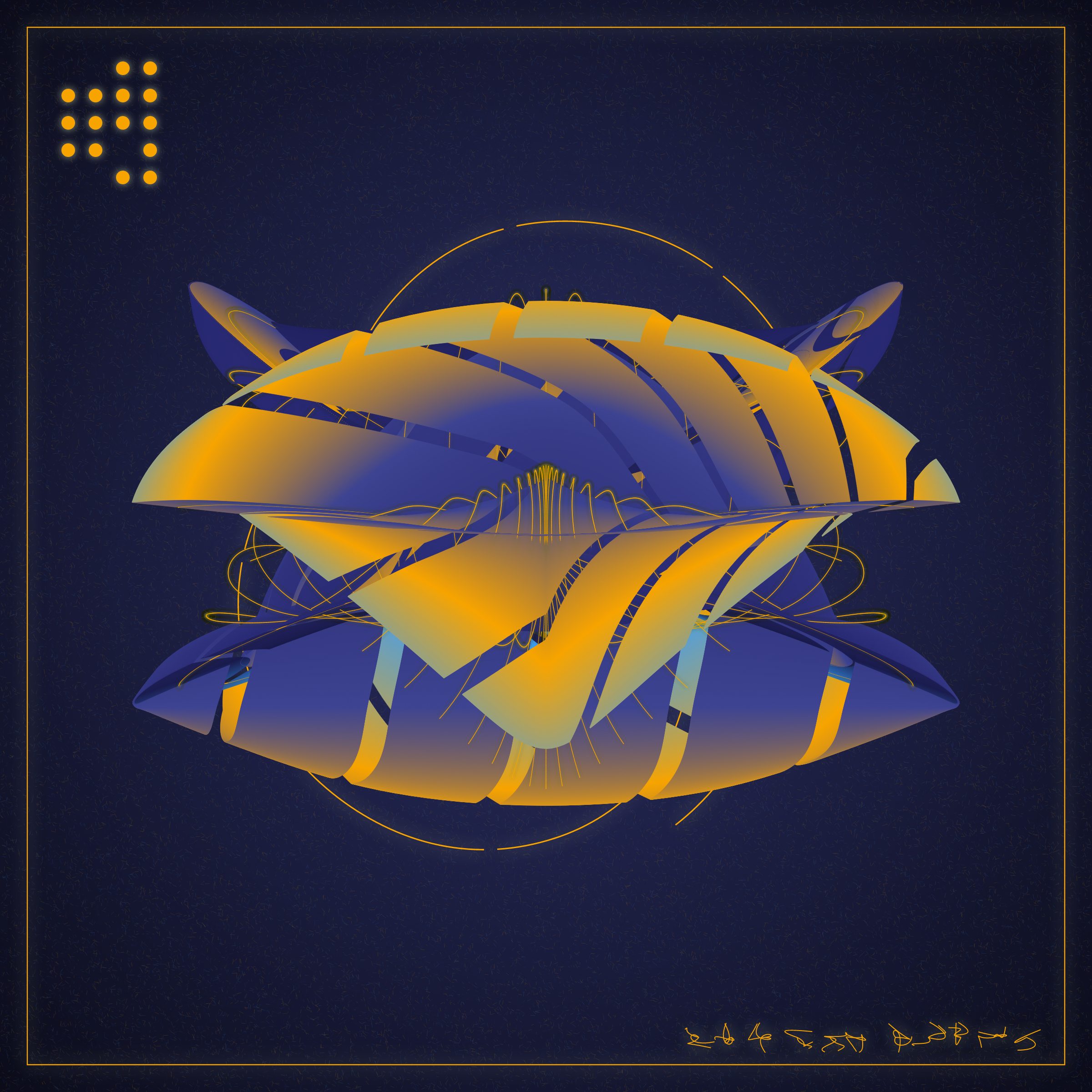 Art Blocks - Art Blocks v2 - Alien Insects #814 - NFT # 137000814