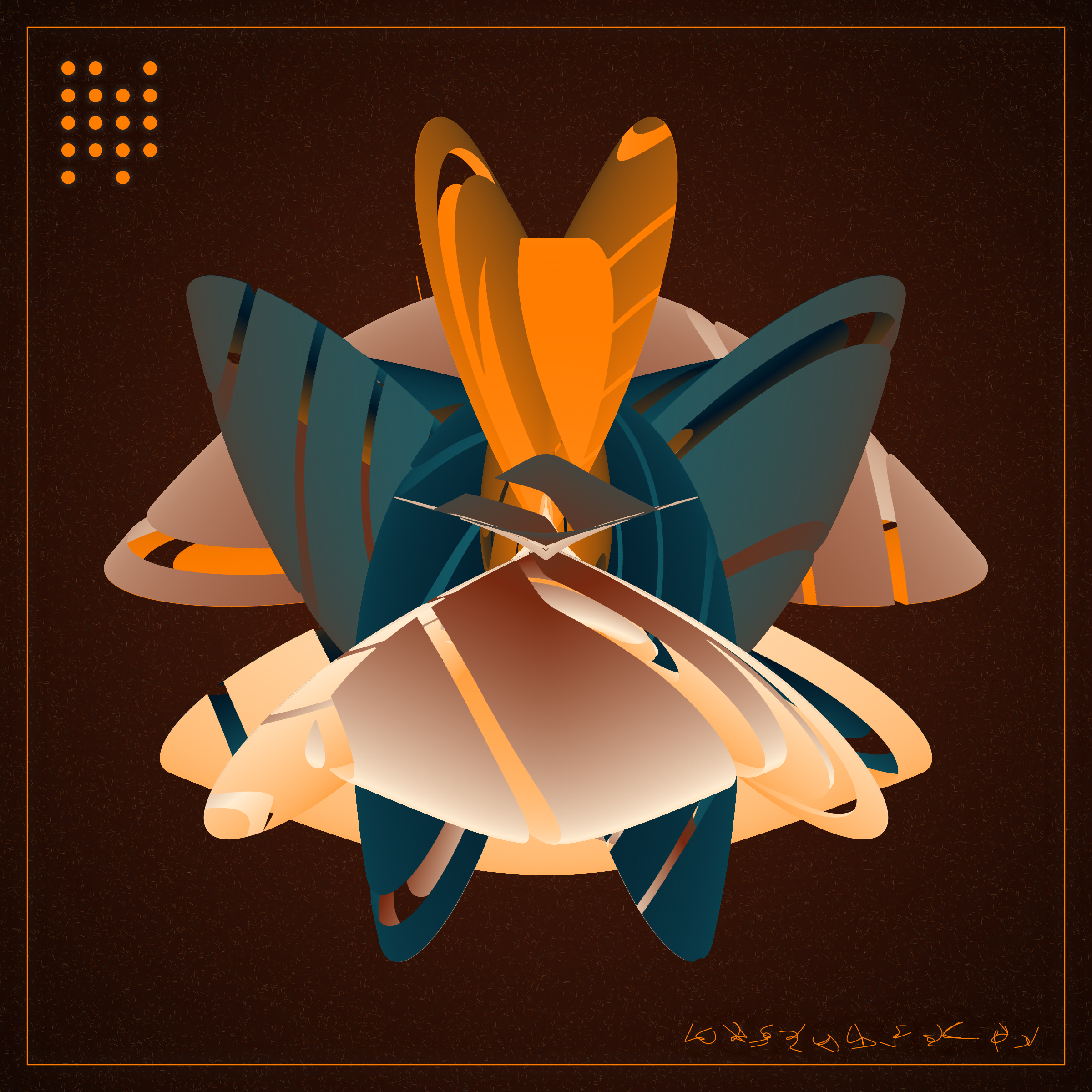 Art Blocks - Art Blocks v2 - Alien Insects #815 - NFT # 137000815