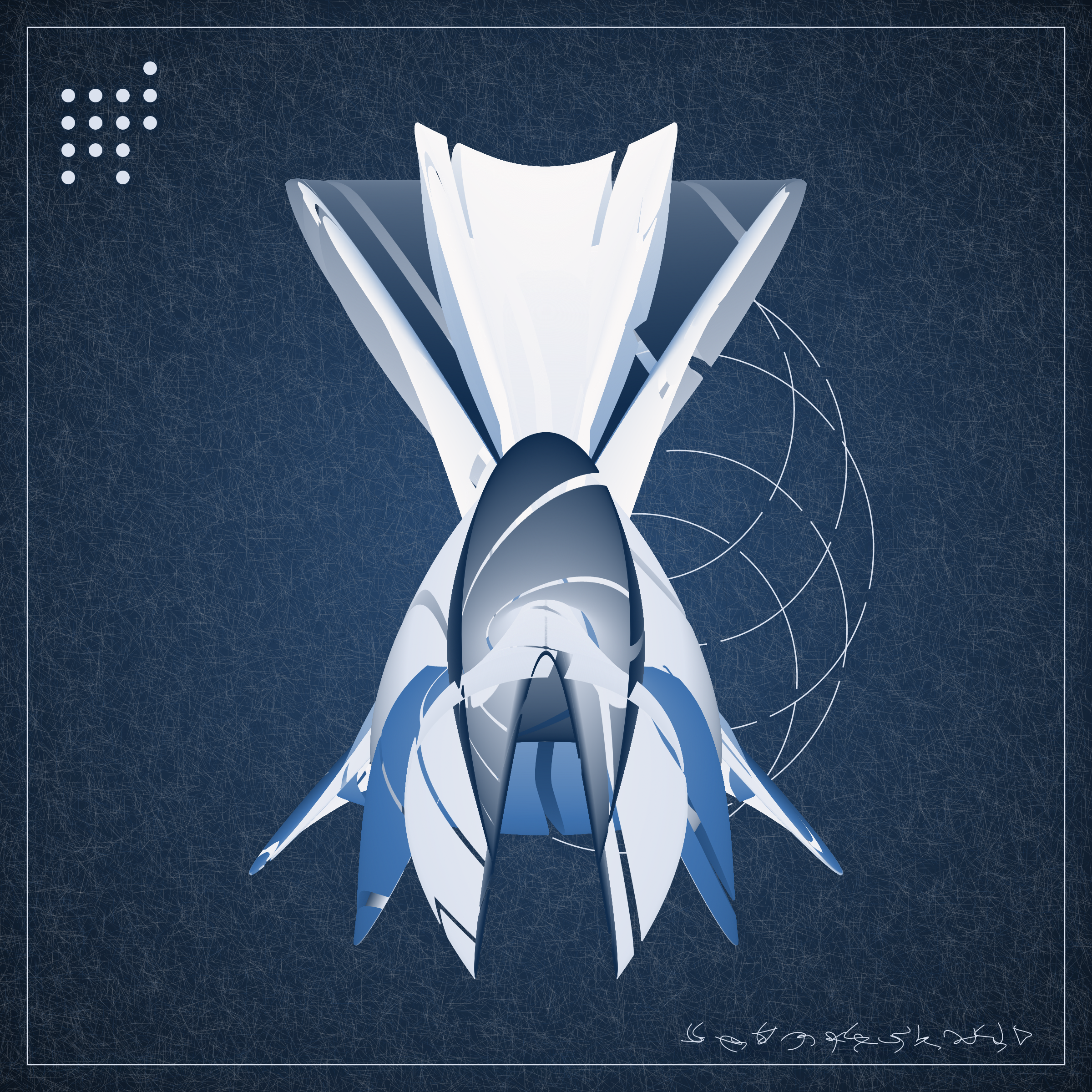 Art Blocks - Art Blocks v2 - Alien Insects #817 - NFT # 137000817