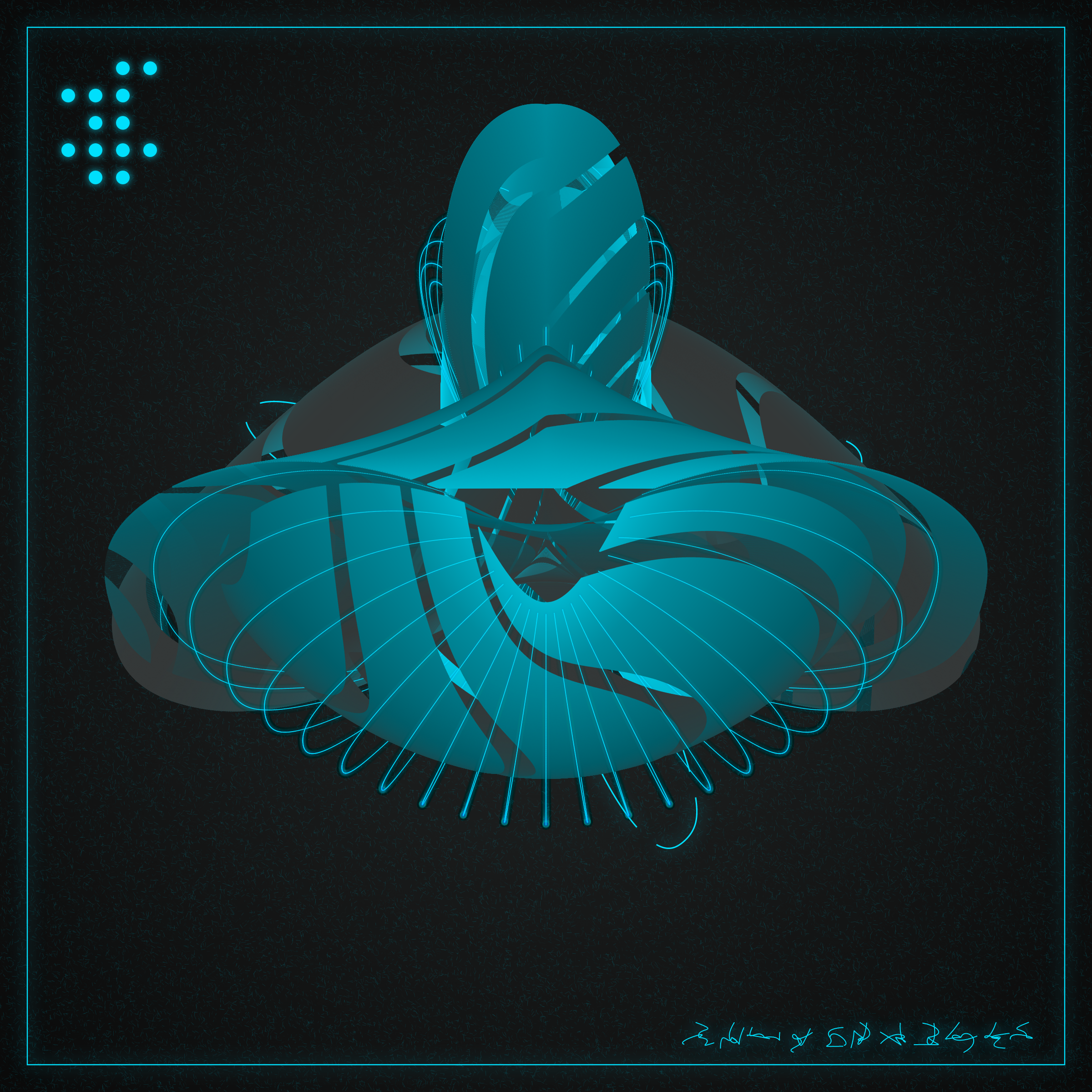 Art Blocks - Art Blocks v2 - Alien Insects #819 - NFT # 137000819