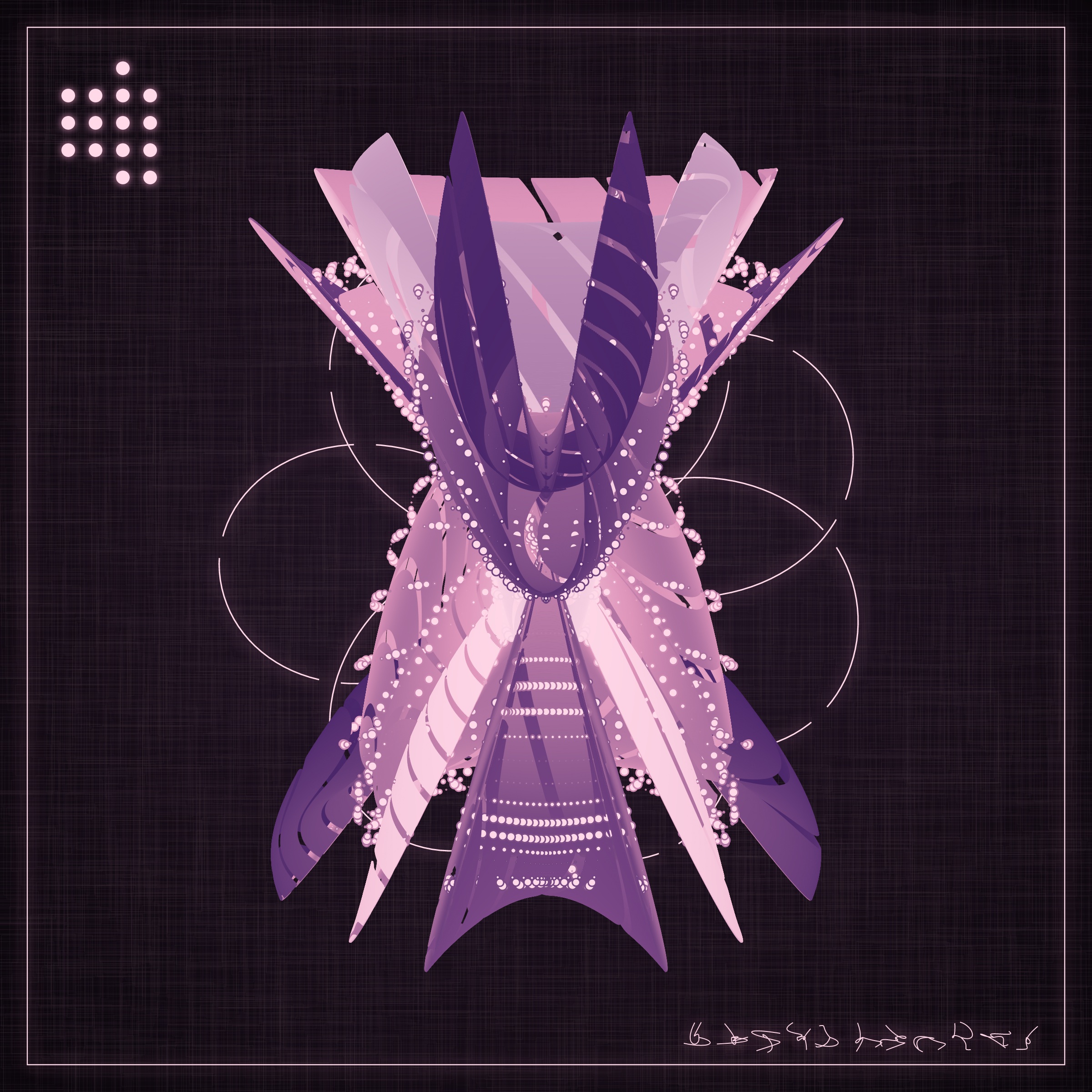 Art Blocks - Art Blocks v2 - Alien Insects #821 - NFT # 137000821