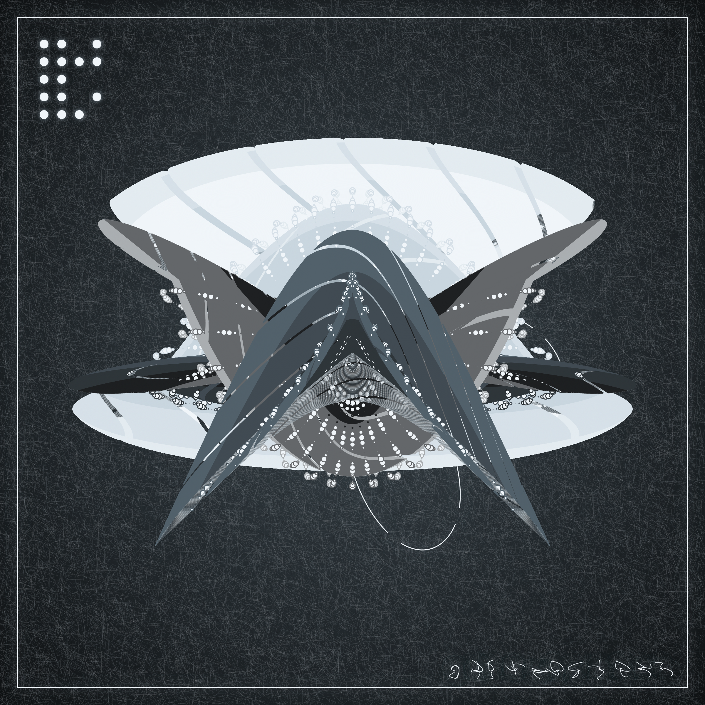 Art Blocks - Art Blocks v2 - Alien Insects #824 - NFT # 137000824