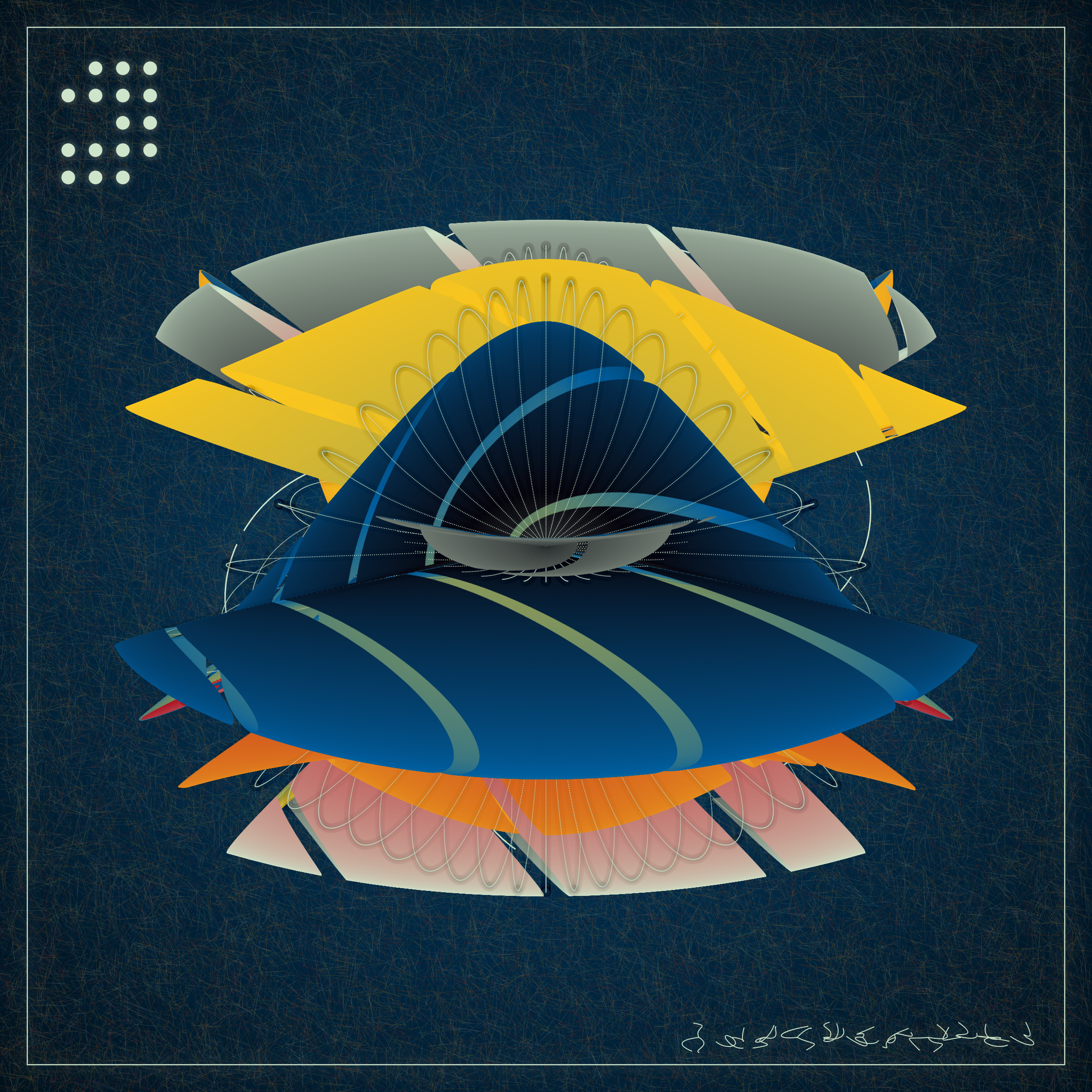 Art Blocks - Art Blocks v2 - Alien Insects #825 - NFT # 137000825