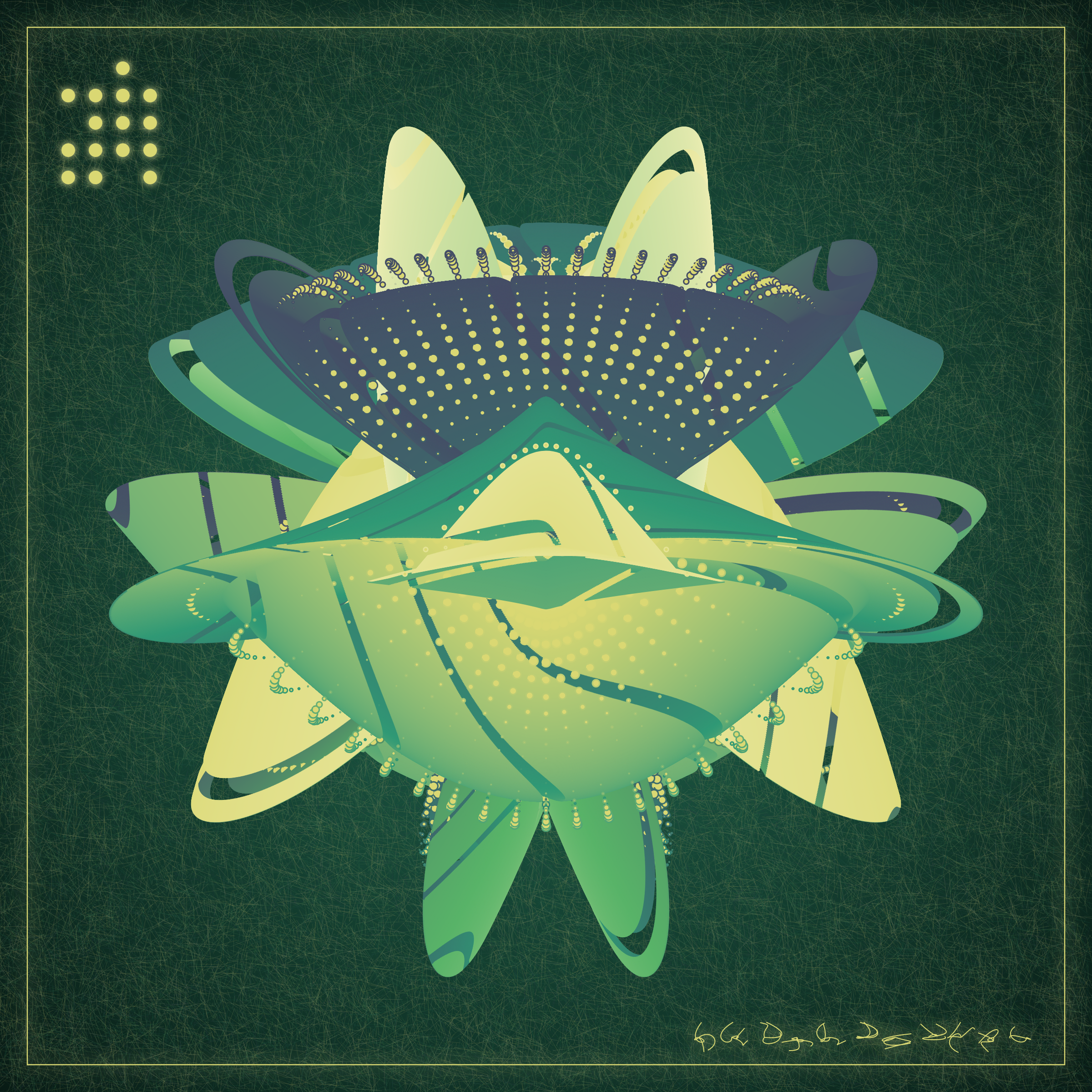 Art Blocks - Art Blocks v2 - Alien Insects #826 - NFT # 137000826