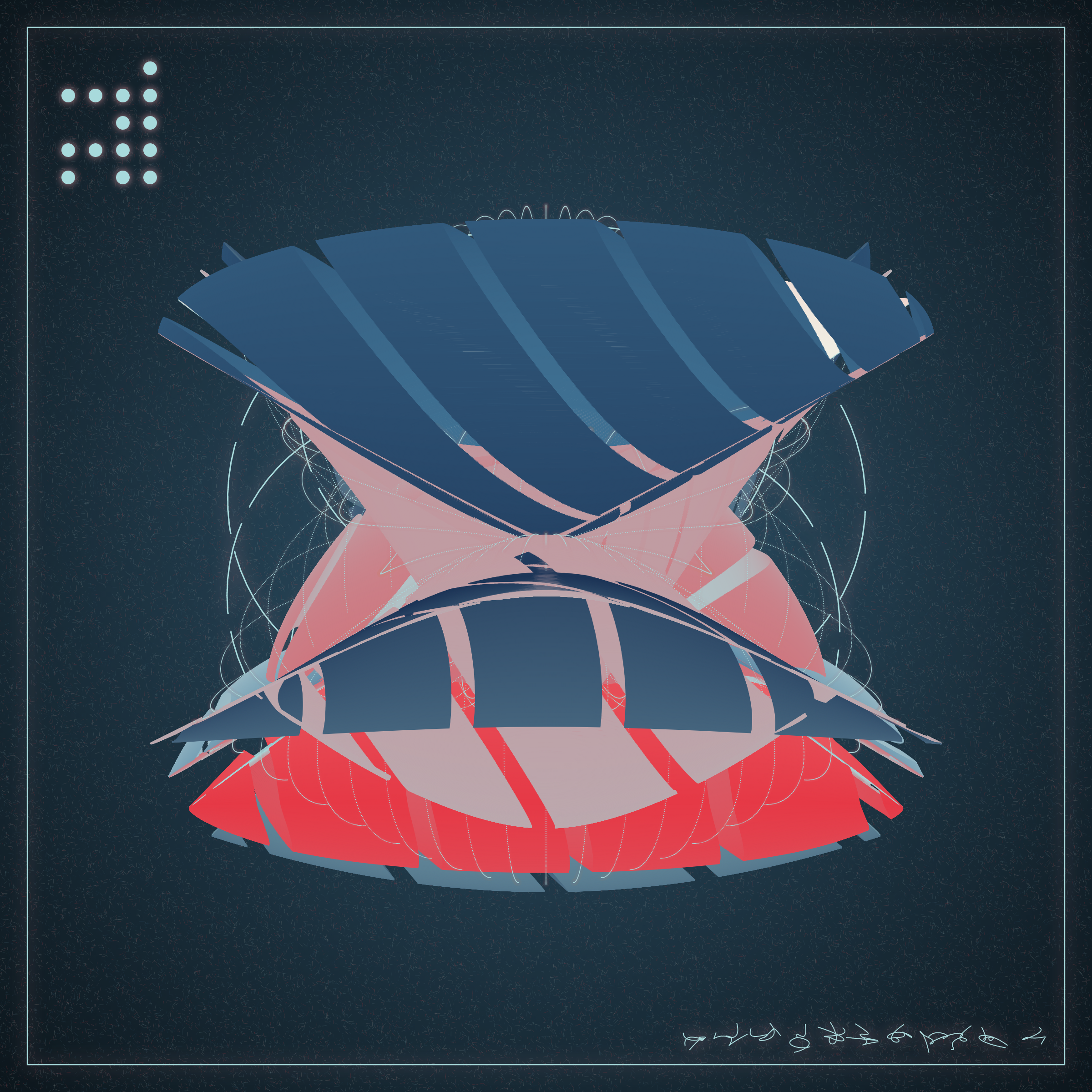 Art Blocks - Art Blocks v2 - Alien Insects #834 - NFT # 137000834