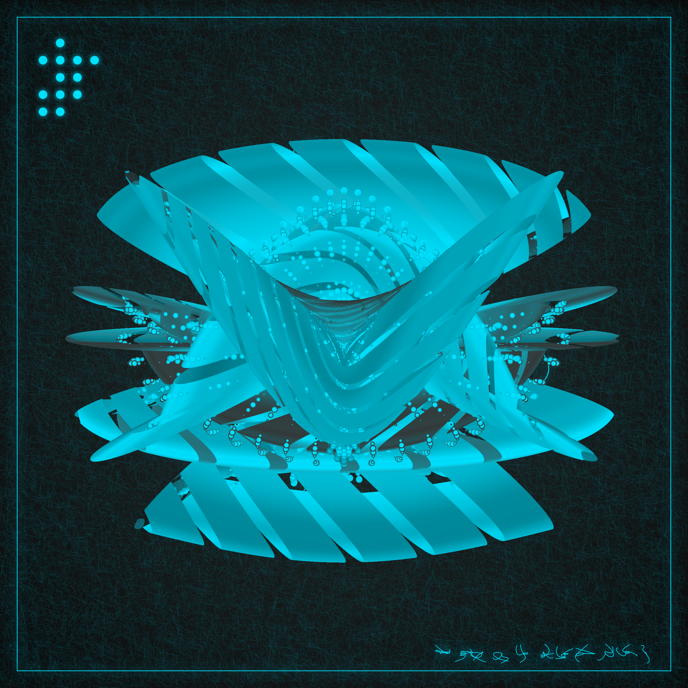 Art Blocks - Art Blocks v2 - Alien Insects #835 - NFT # 137000835