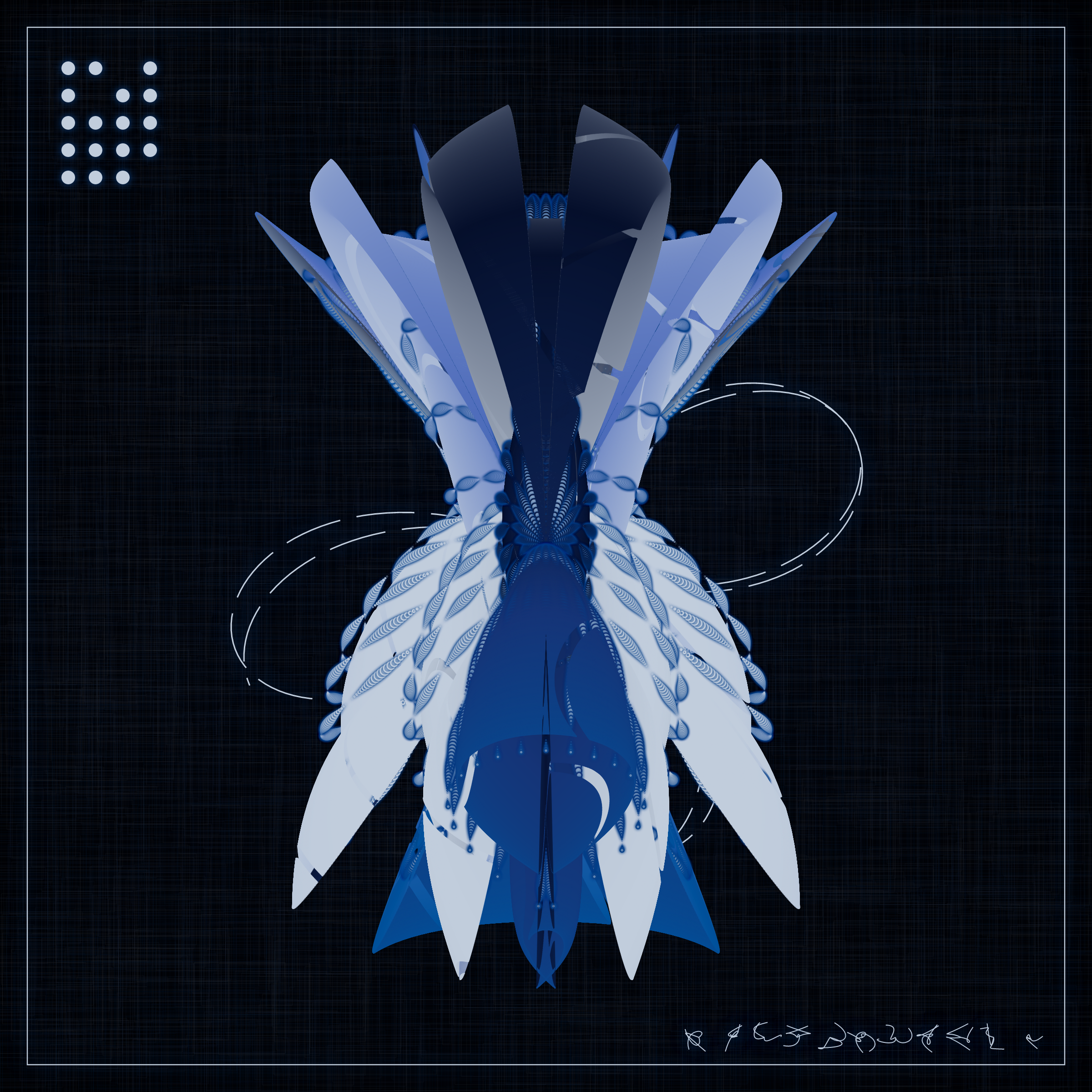 Art Blocks - Art Blocks v2 - Alien Insects #836 - NFT # 137000836