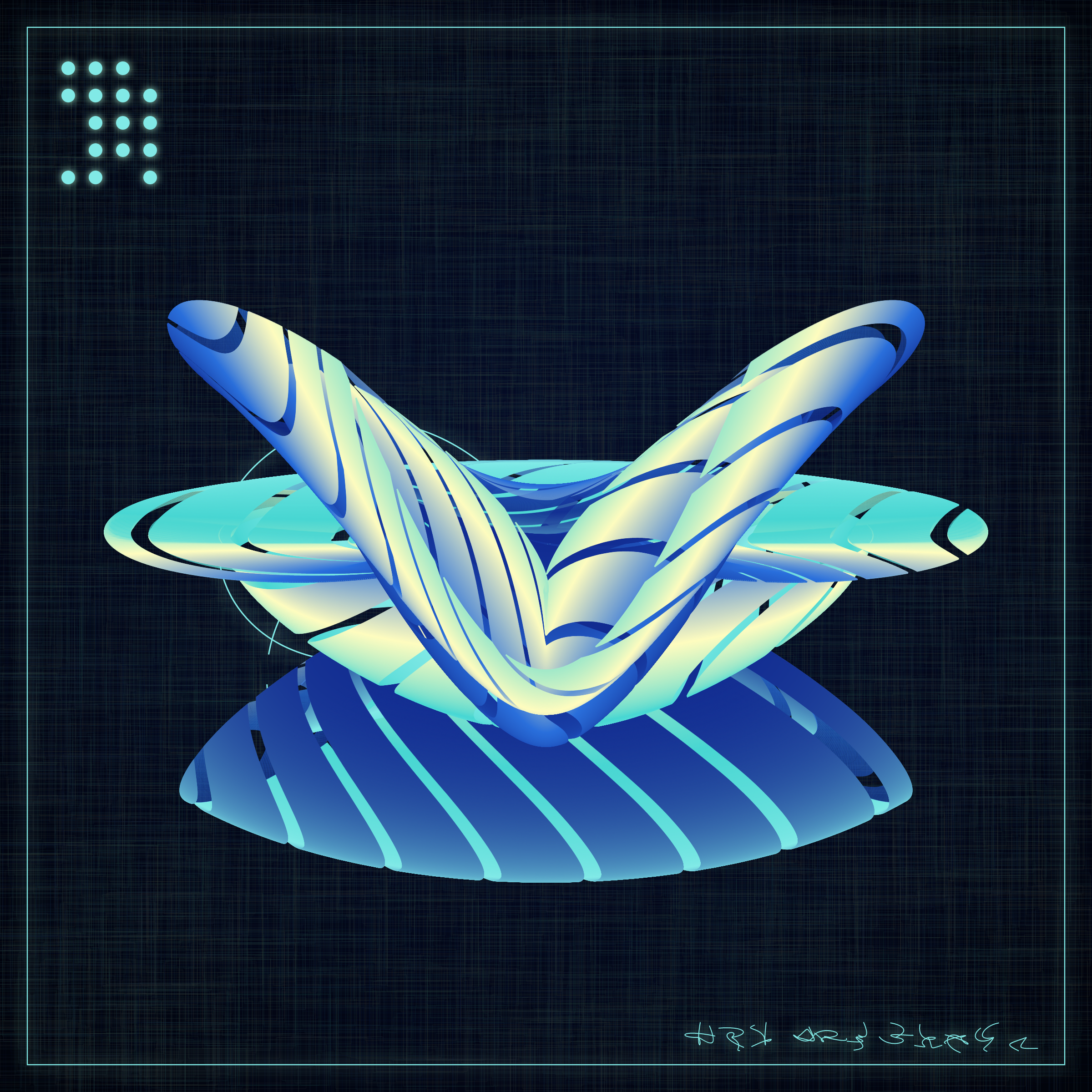 Art Blocks - Art Blocks v2 - Alien Insects #838 - NFT # 137000838