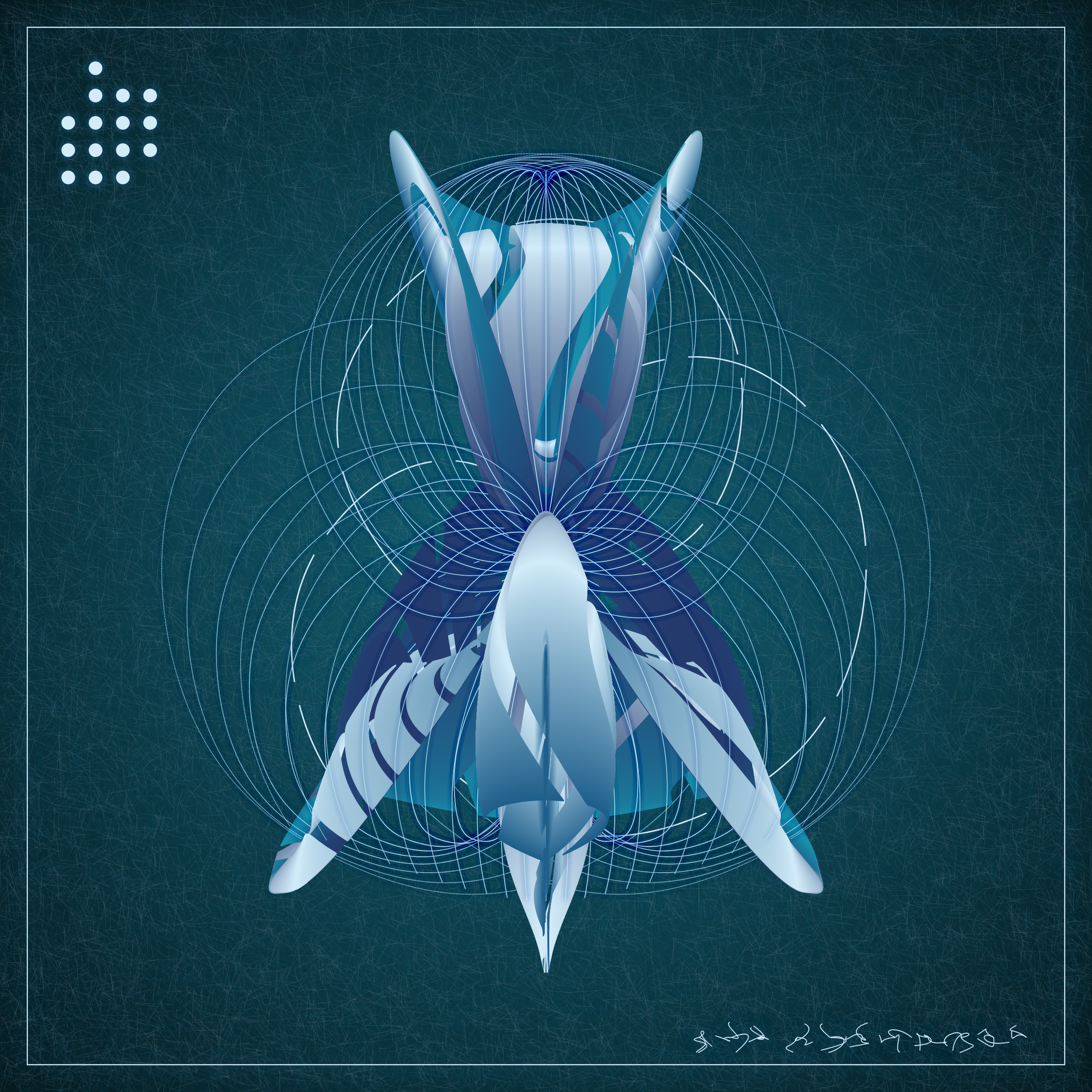 Art Blocks - Art Blocks v2 - Alien Insects #839 - NFT # 137000839