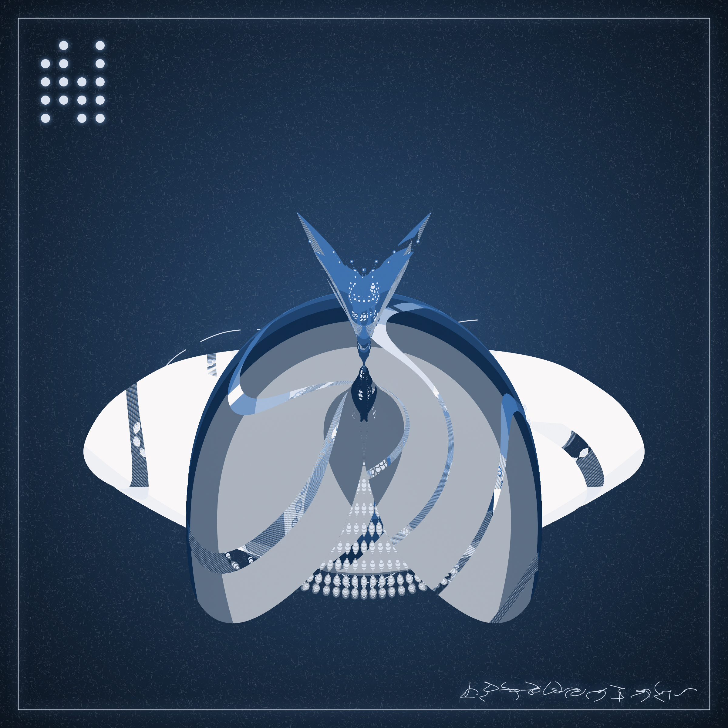 Art Blocks - Art Blocks v2 - Alien Insects #840 - NFT # 137000840