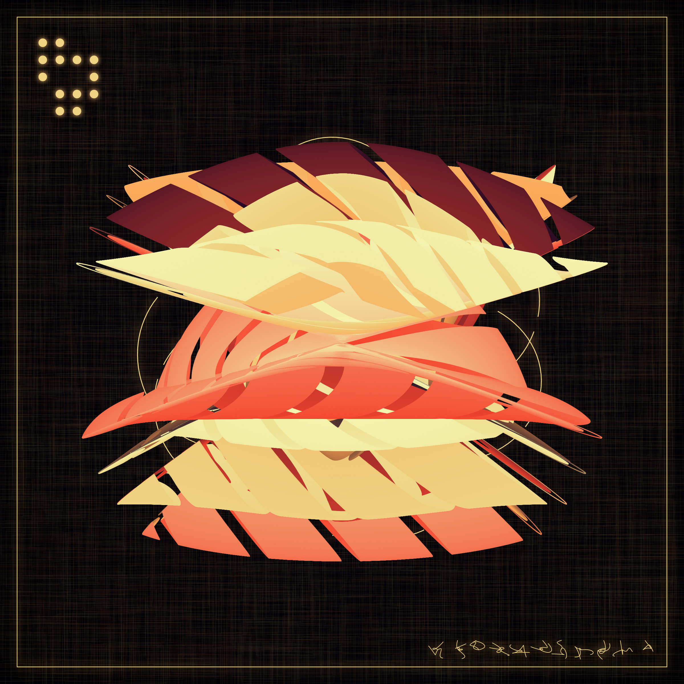 Art Blocks - Art Blocks v2 - Alien Insects #850 - NFT # 137000850