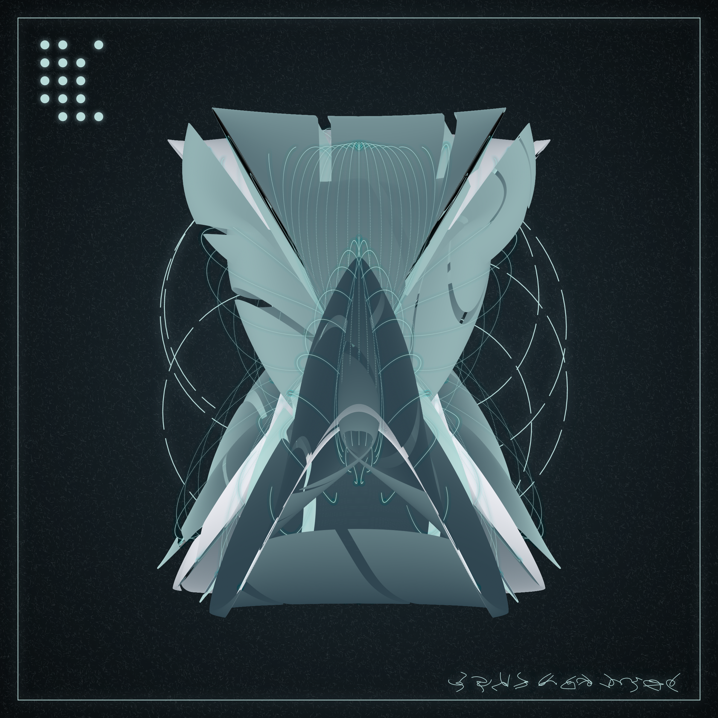 Art Blocks - Art Blocks v2 - Alien Insects #853 - NFT # 137000853