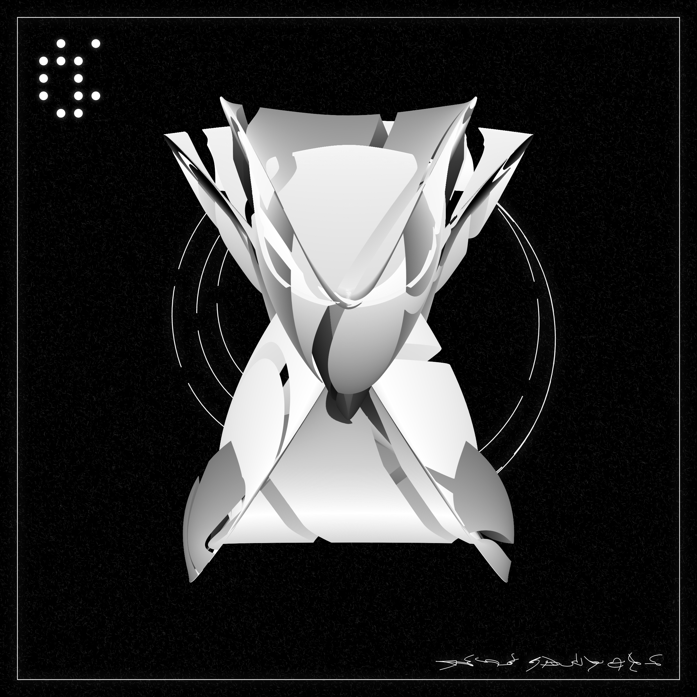 Art Blocks - Art Blocks v2 - Alien Insects #860 - NFT # 137000860