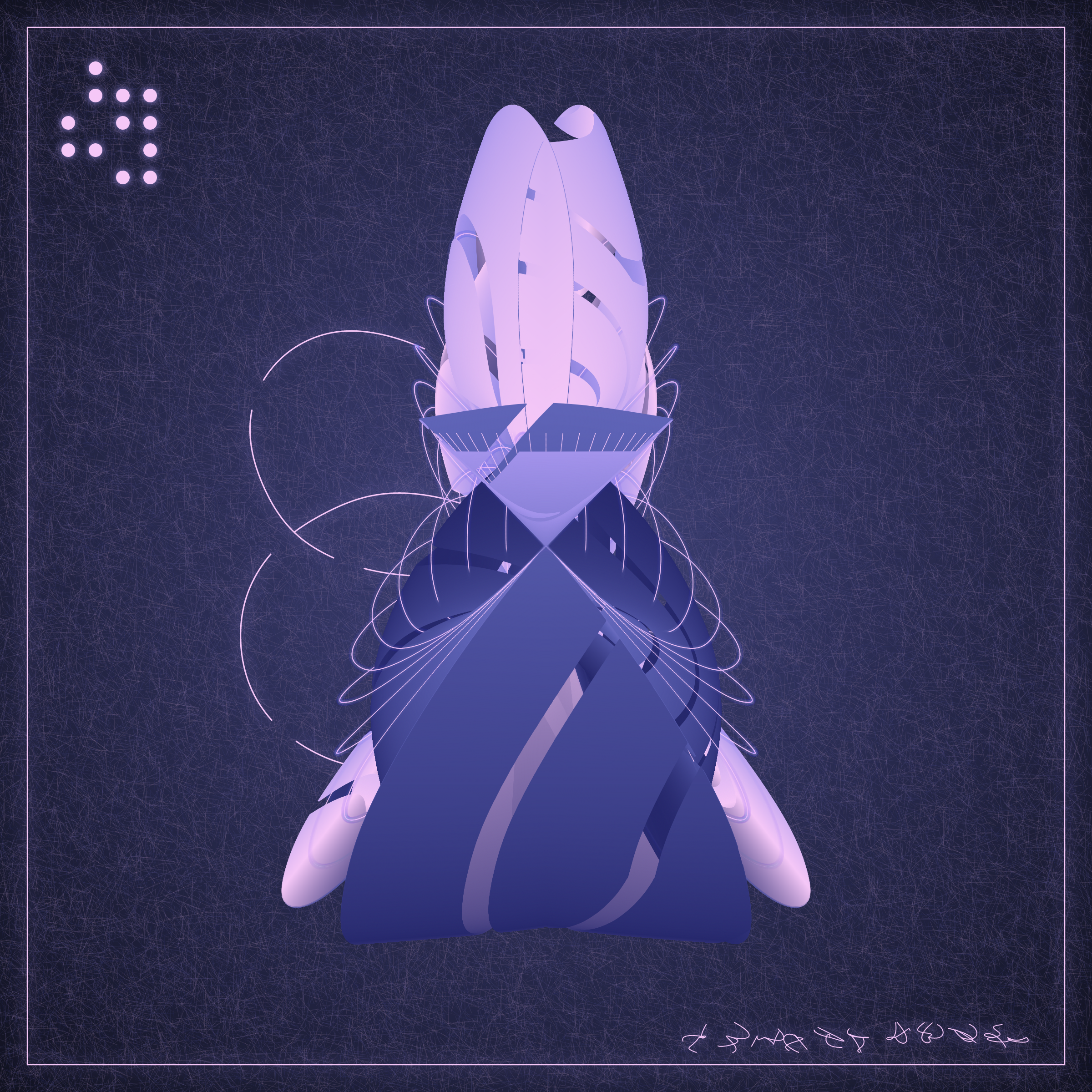 Art Blocks - Art Blocks v2 - Alien Insects #863 - NFT # 137000863