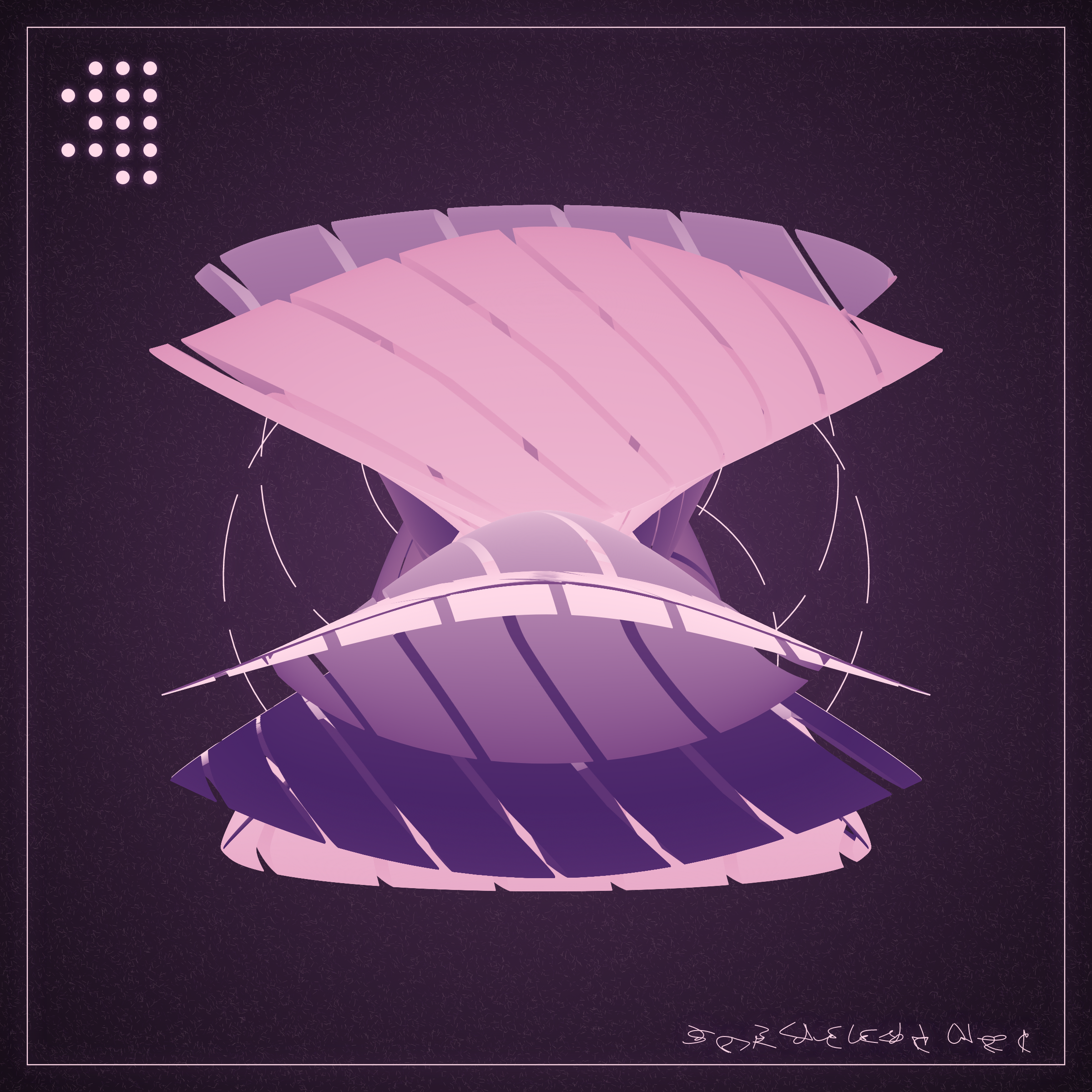 Art Blocks - Art Blocks v2 - Alien Insects #865 - NFT # 137000865