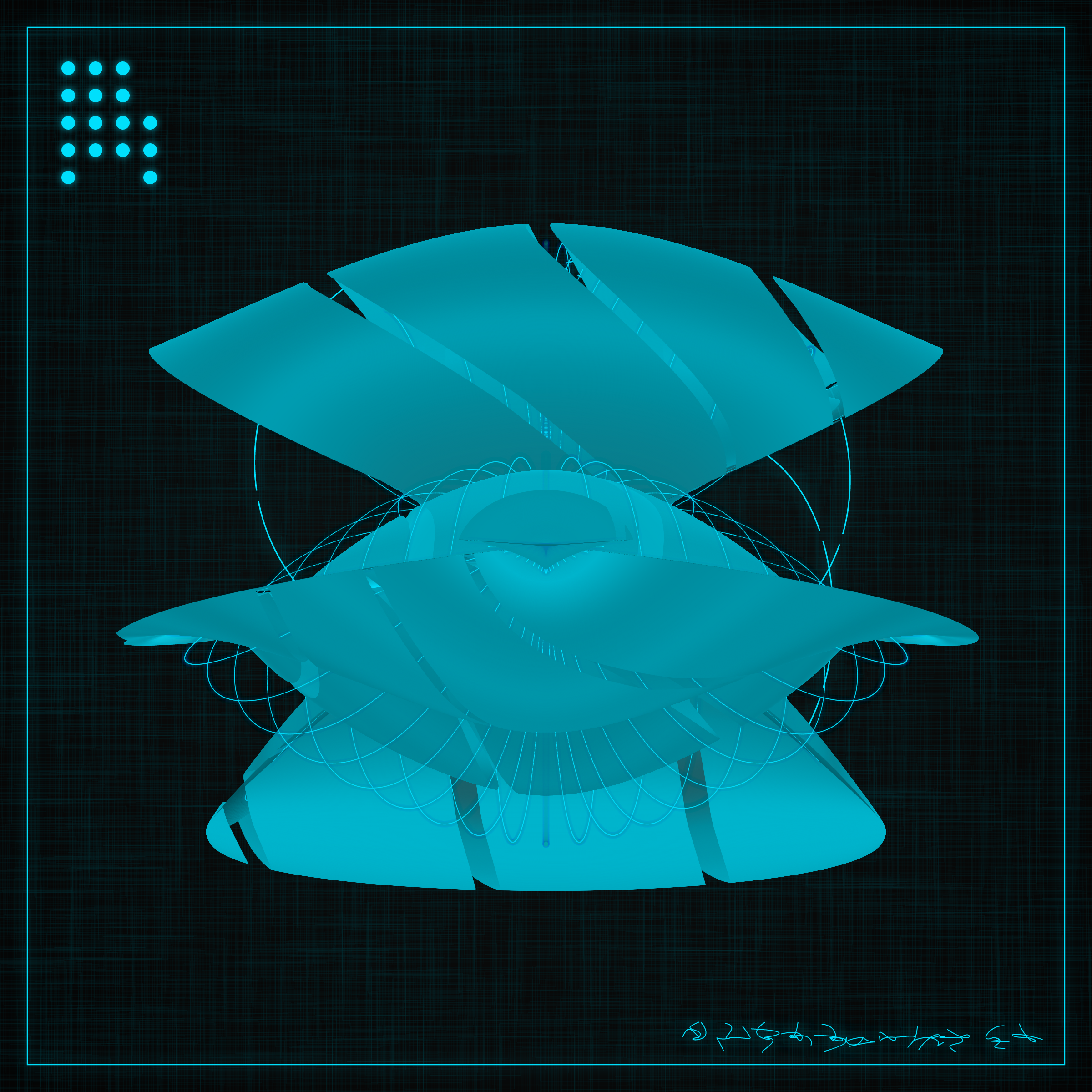 Art Blocks - Art Blocks v2 - Alien Insects #869 - NFT # 137000869