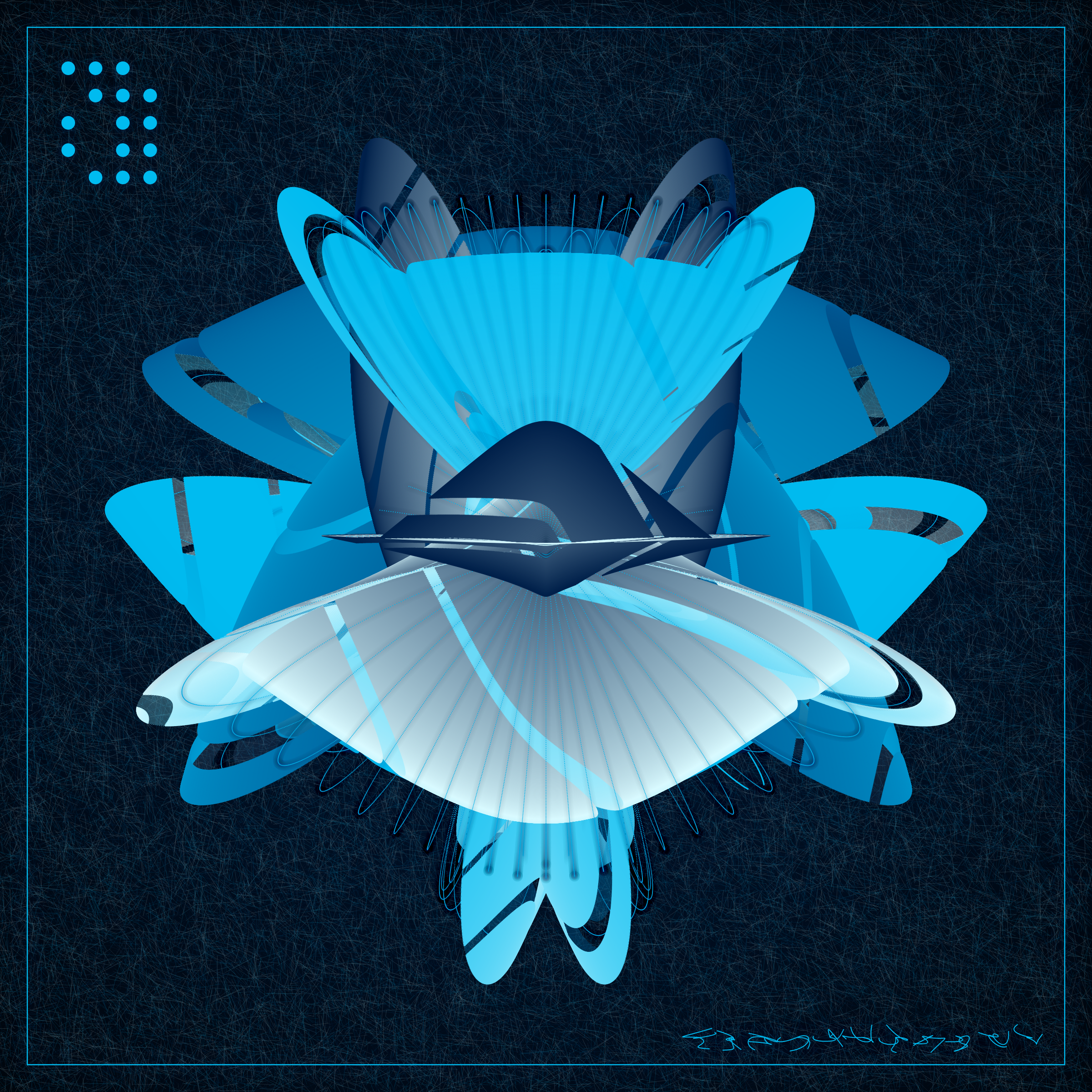 Art Blocks - Art Blocks v2 - Alien Insects #870 - NFT # 137000870