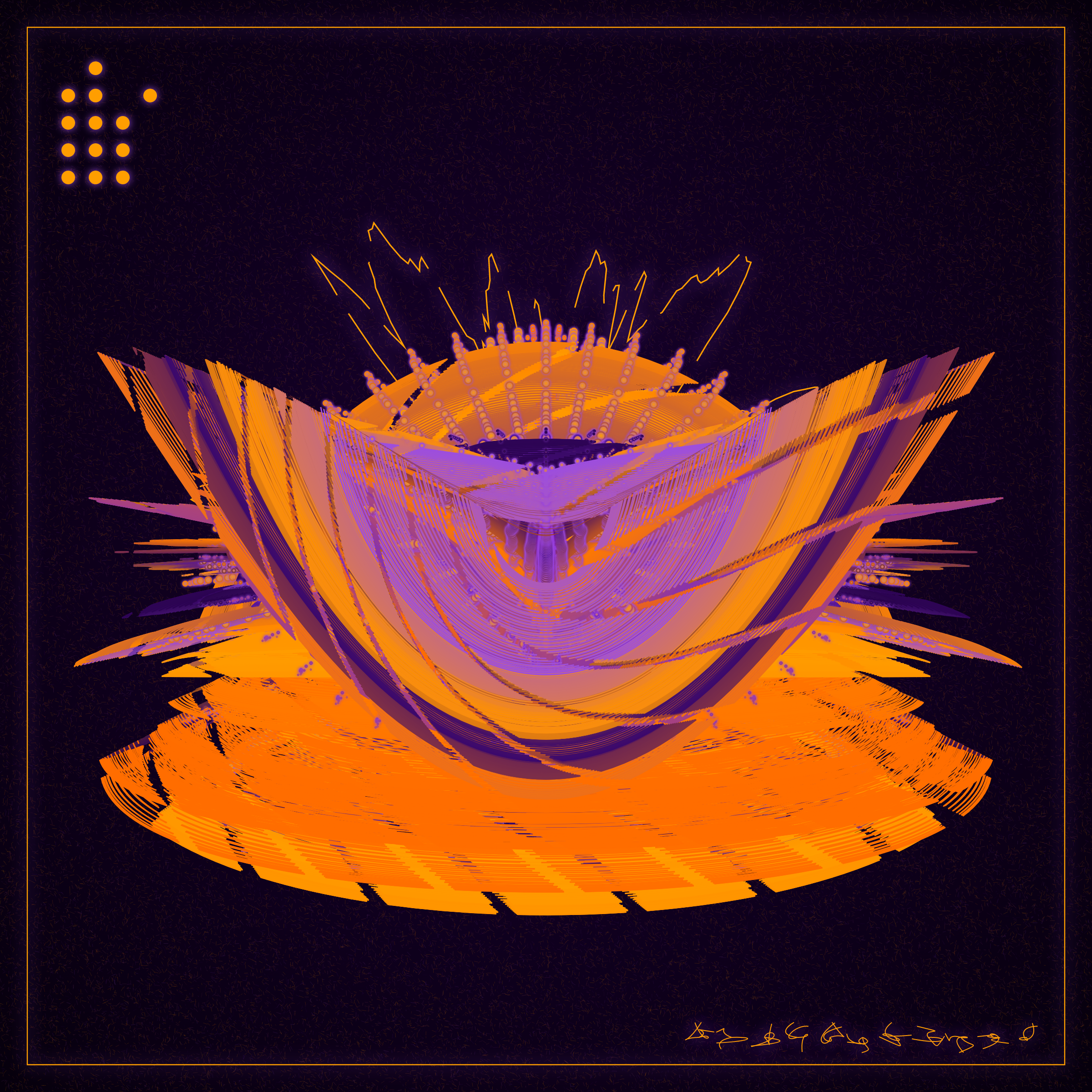 Art Blocks - Art Blocks v2 - Alien Insects #871 - NFT # 137000871