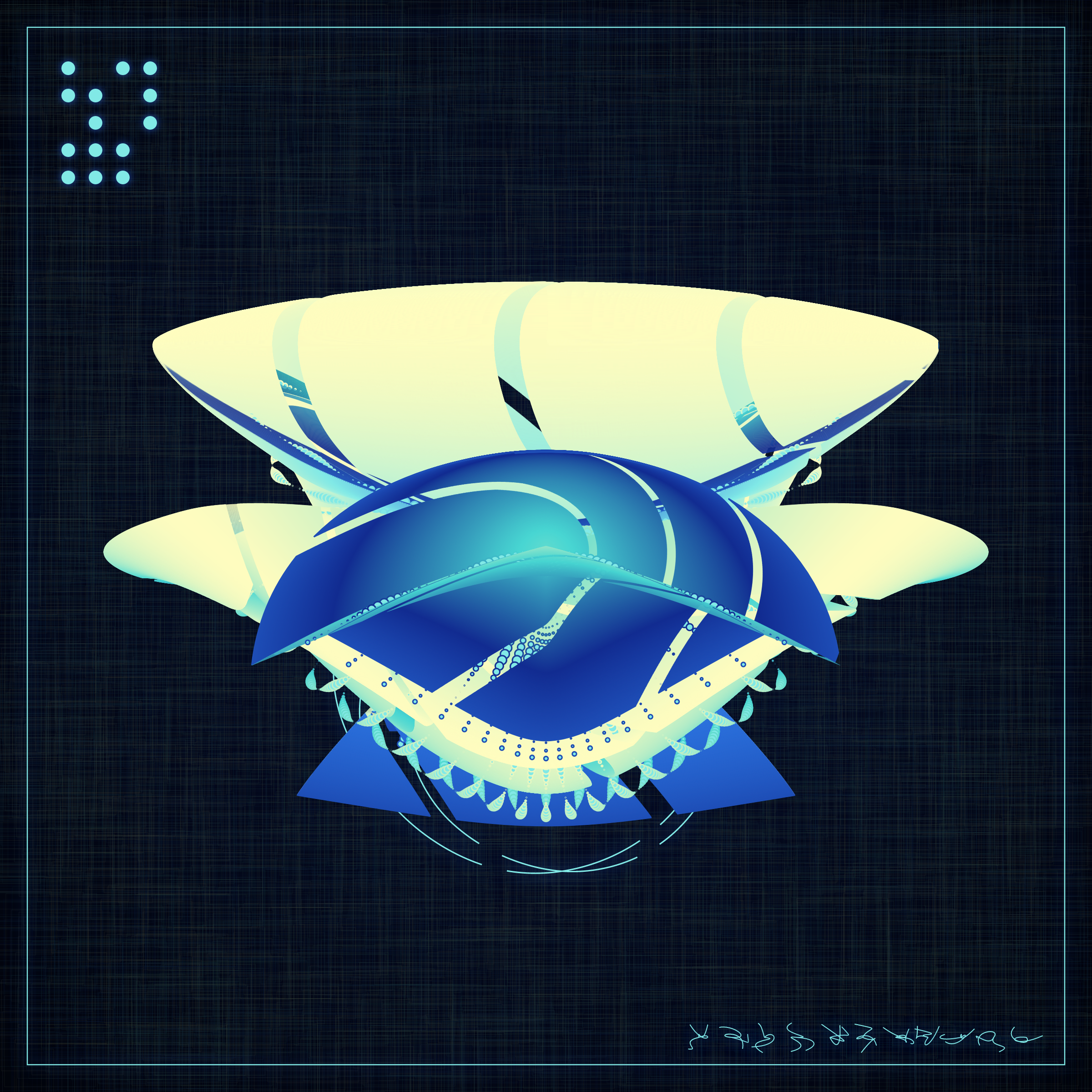 Art Blocks - Art Blocks v2 - Alien Insects #872 - NFT # 137000872