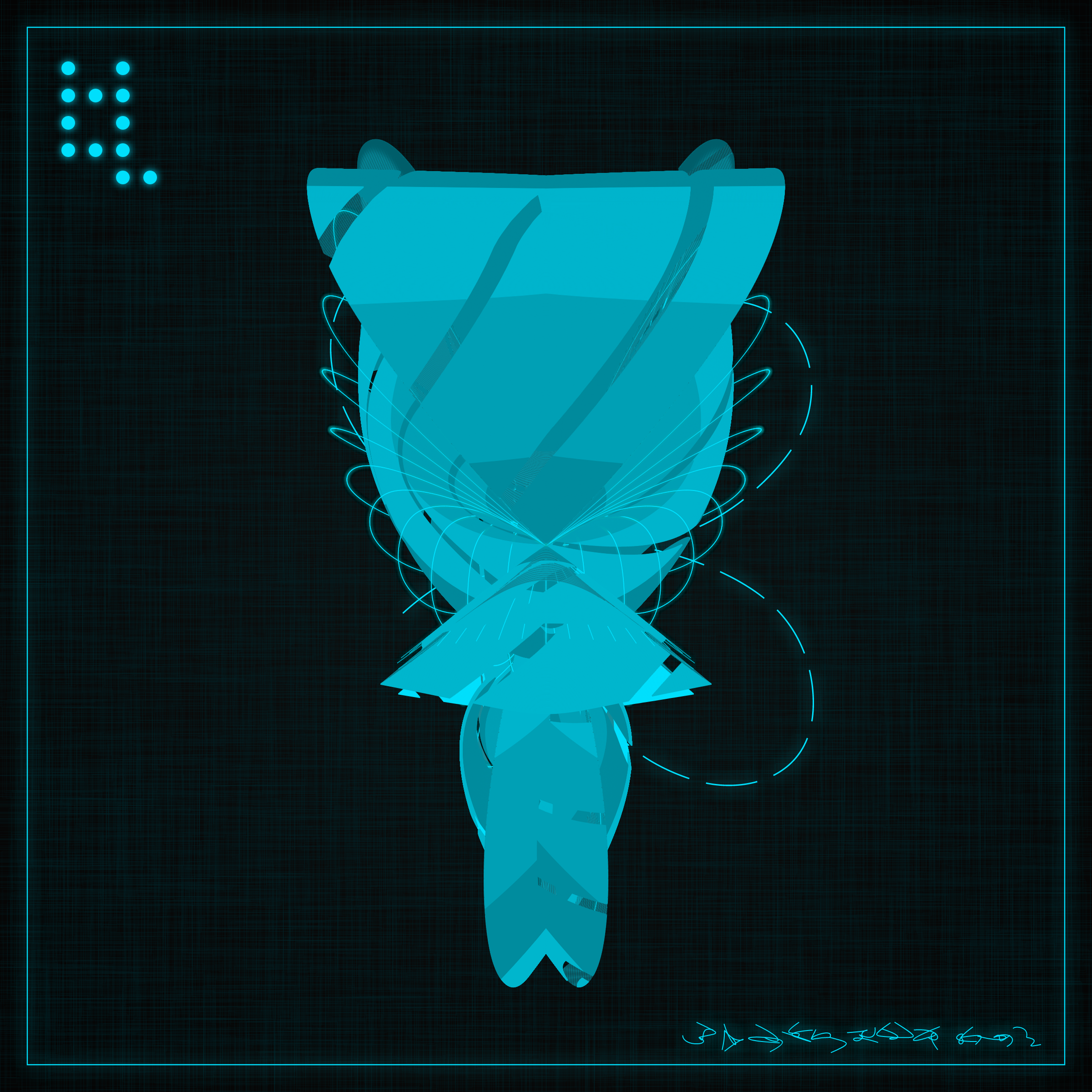 Art Blocks - Art Blocks v2 - Alien Insects #874 - NFT # 137000874