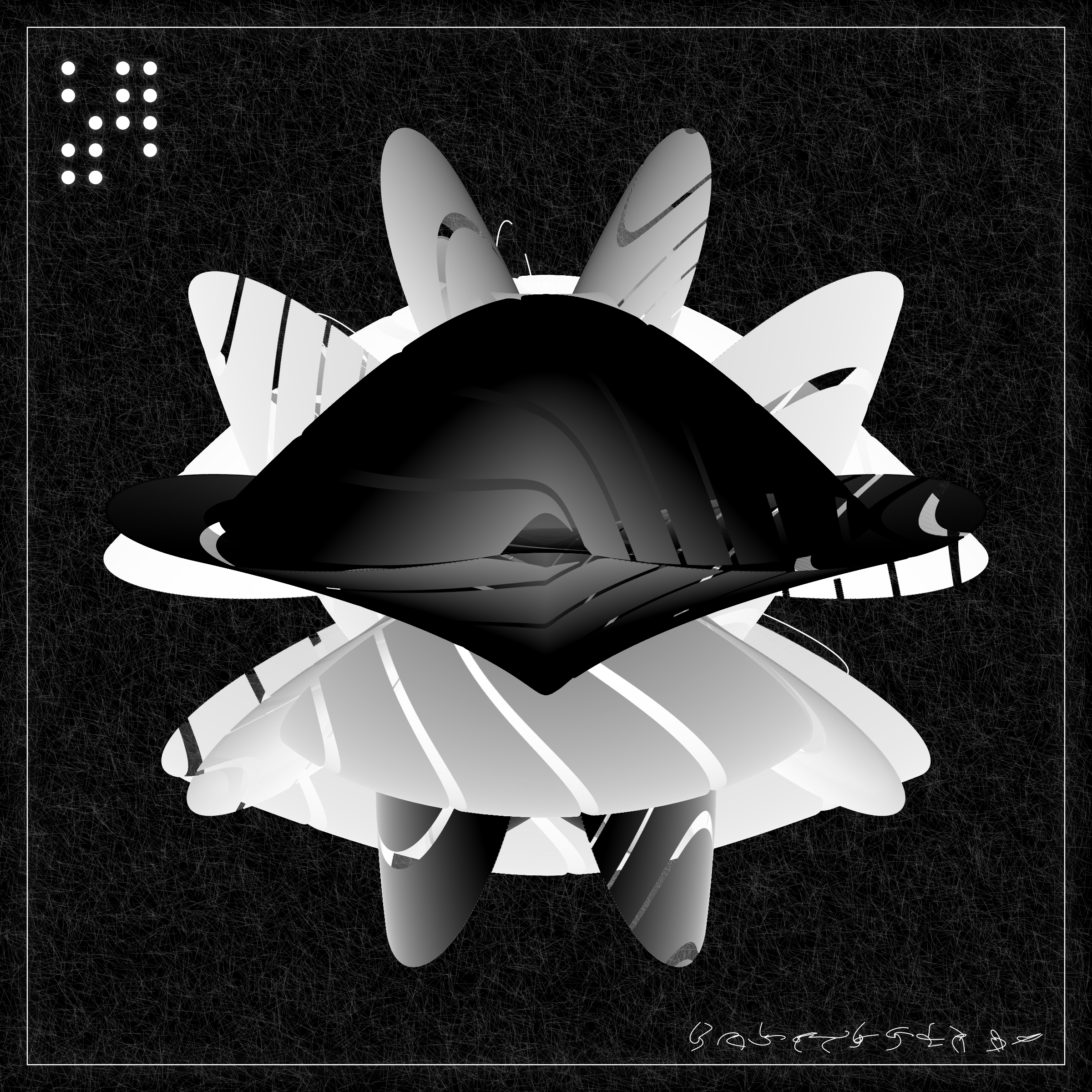 Art Blocks - Art Blocks v2 - Alien Insects #878 - NFT # 137000878