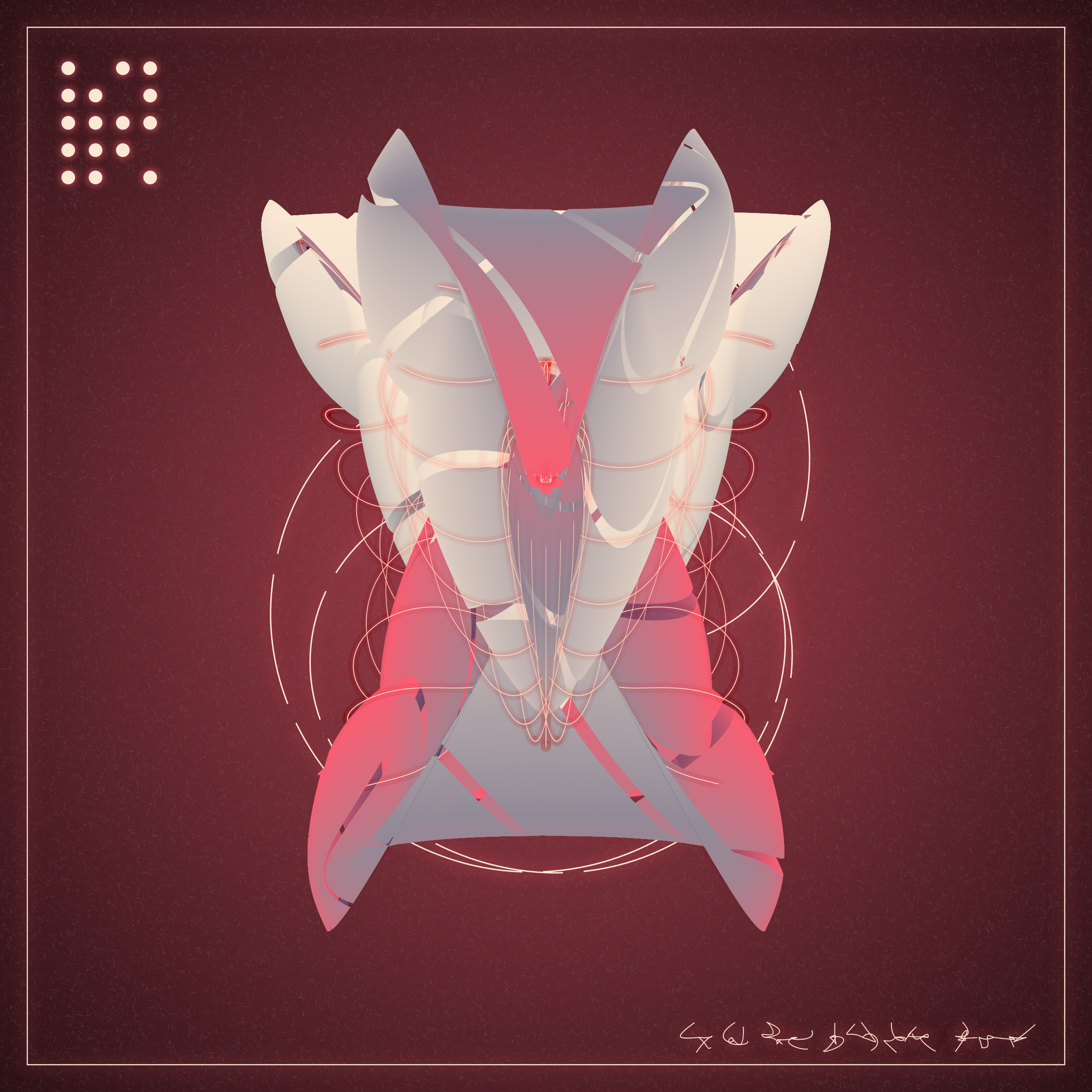 Art Blocks - Art Blocks v2 - Alien Insects #880 - NFT # 137000880