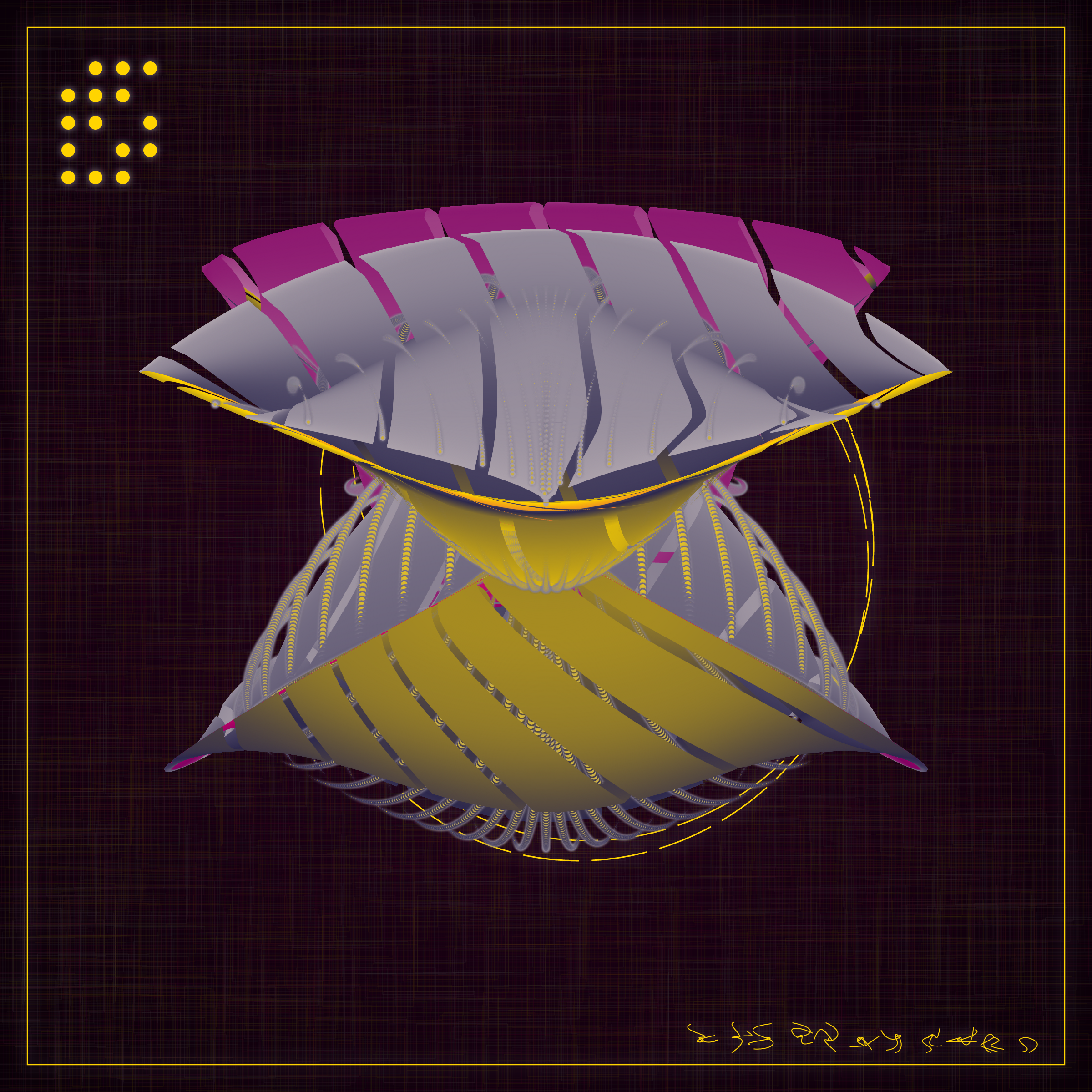 Art Blocks - Art Blocks v2 - Alien Insects #882 - NFT # 137000882