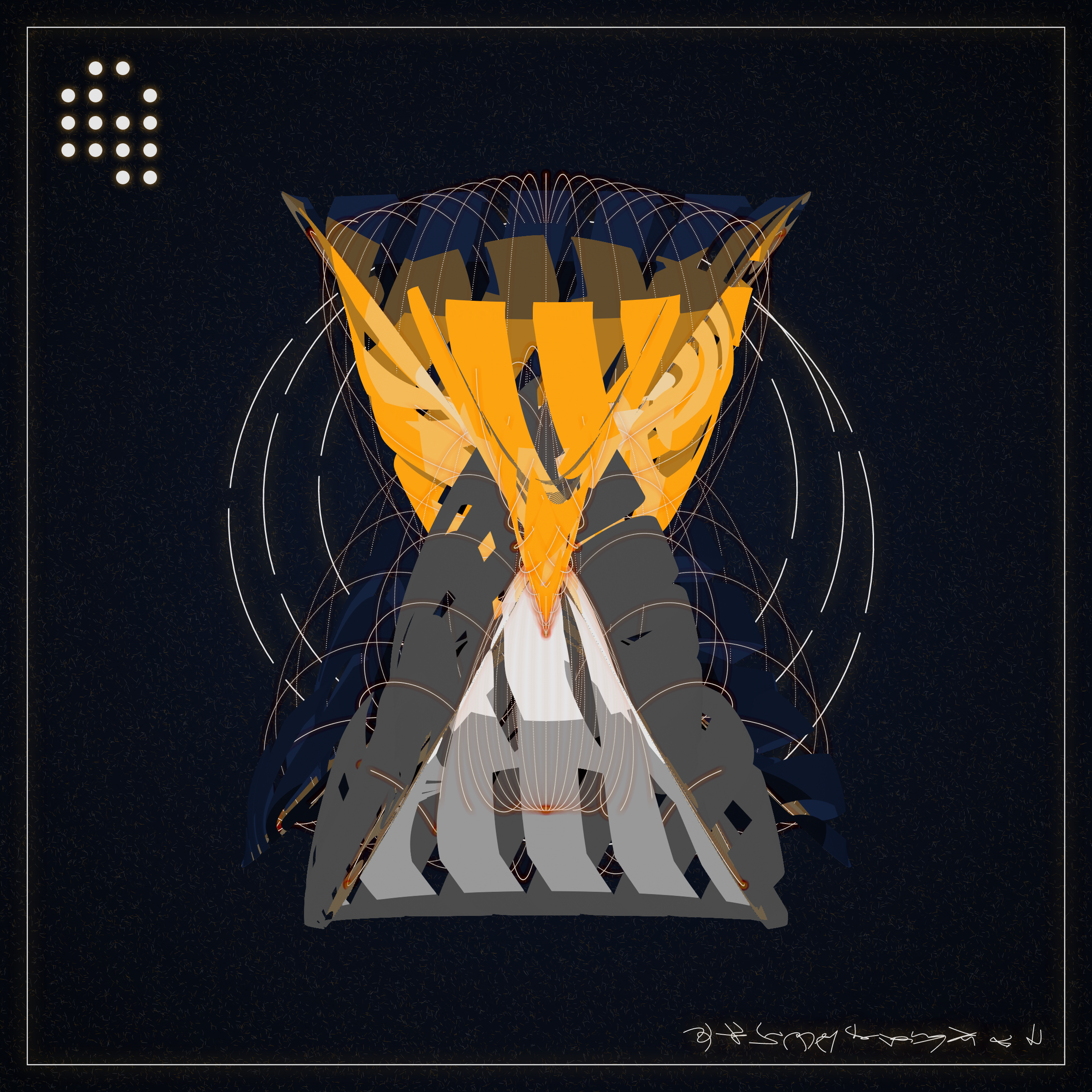 Art Blocks - Art Blocks v2 - Alien Insects #885 - NFT # 137000885