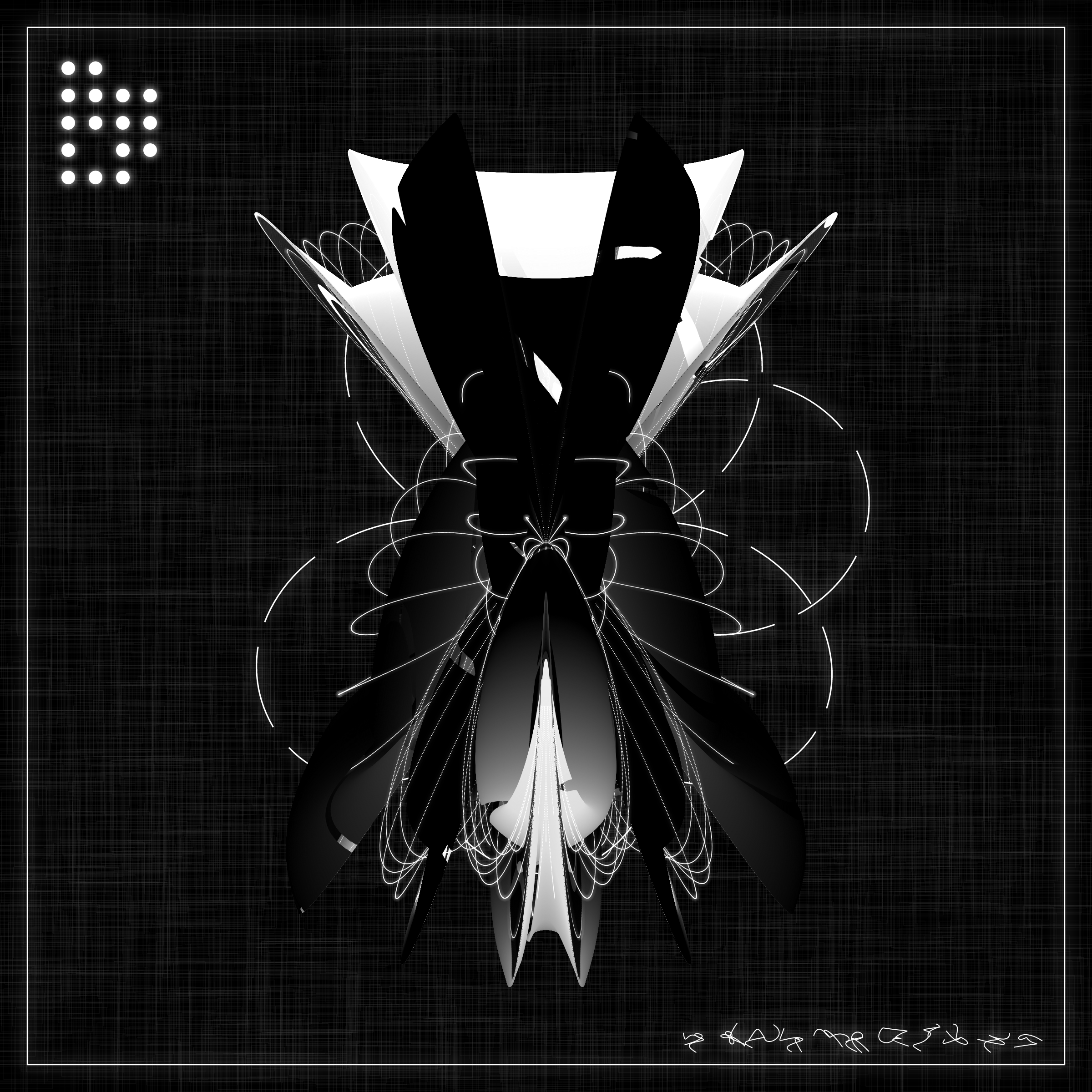 Art Blocks - Art Blocks v2 - Alien Insects #887 - NFT # 137000887