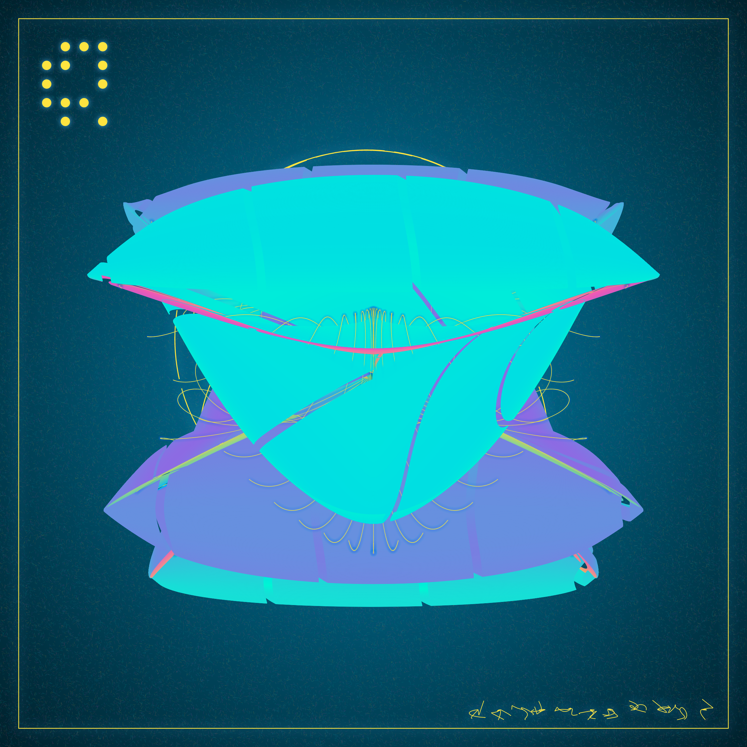 Art Blocks - Art Blocks v2 - Alien Insects #889 - NFT # 137000889