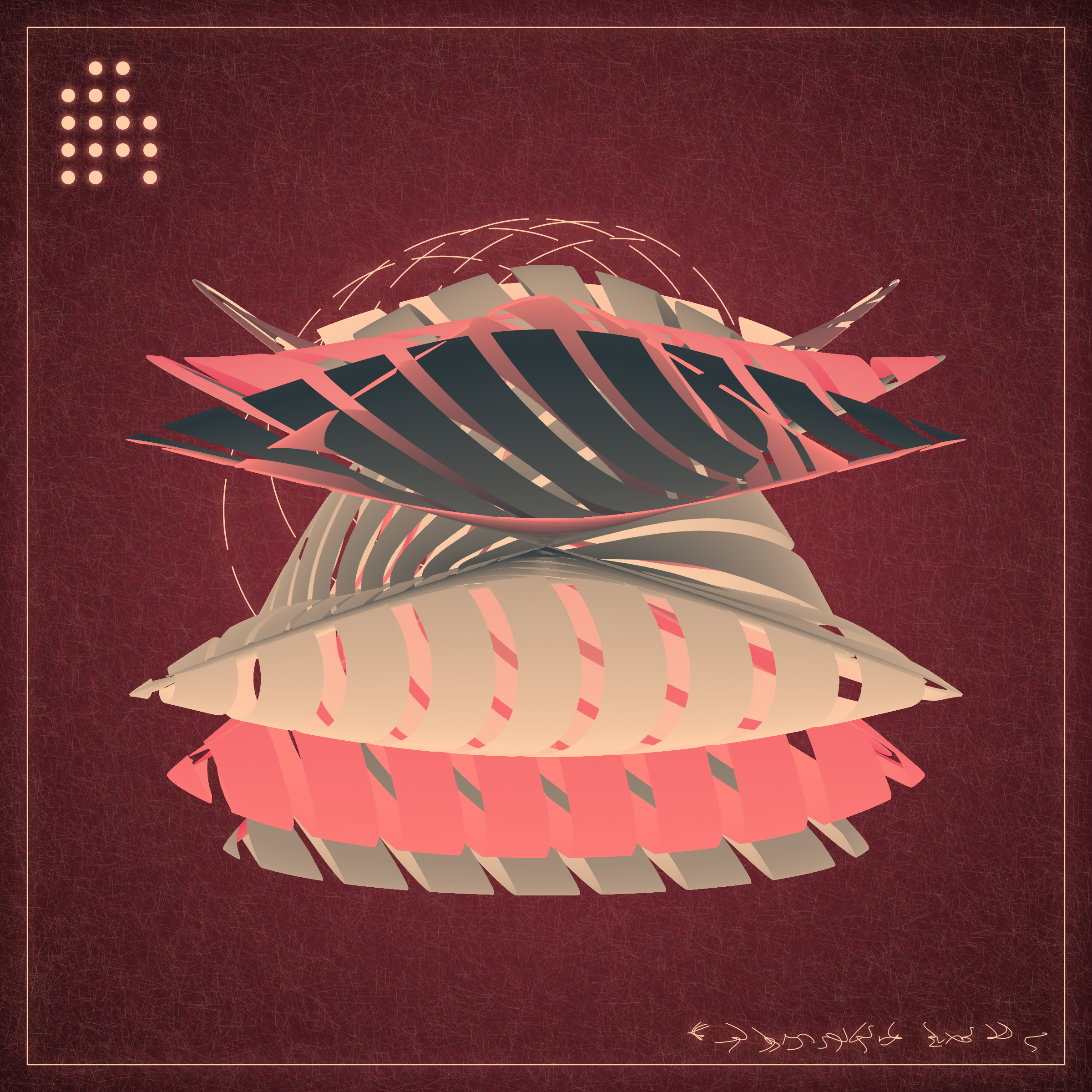 Art Blocks - Art Blocks v2 - Alien Insects #890 - NFT # 137000890