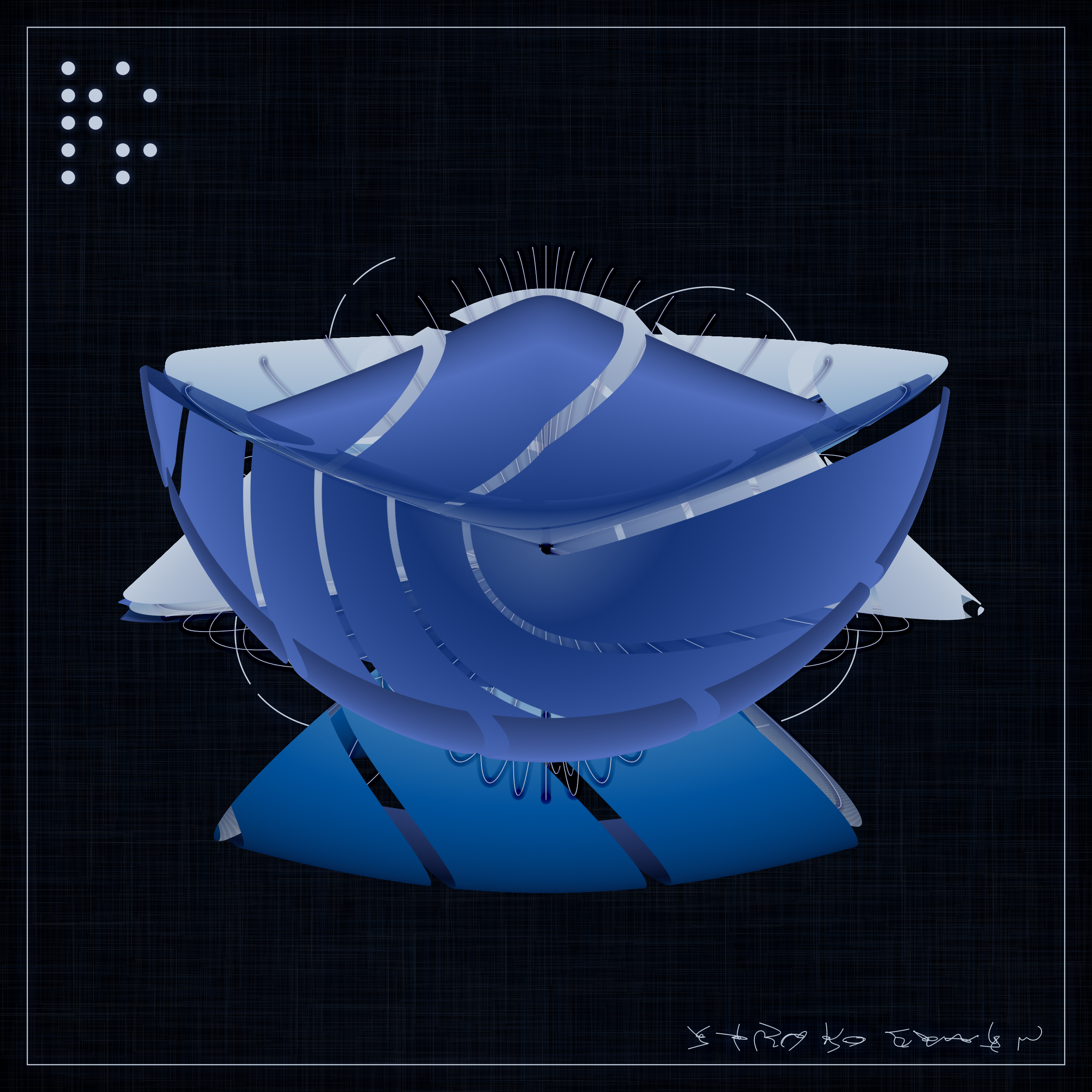 Art Blocks - Art Blocks v2 - Alien Insects #895 - NFT # 137000895