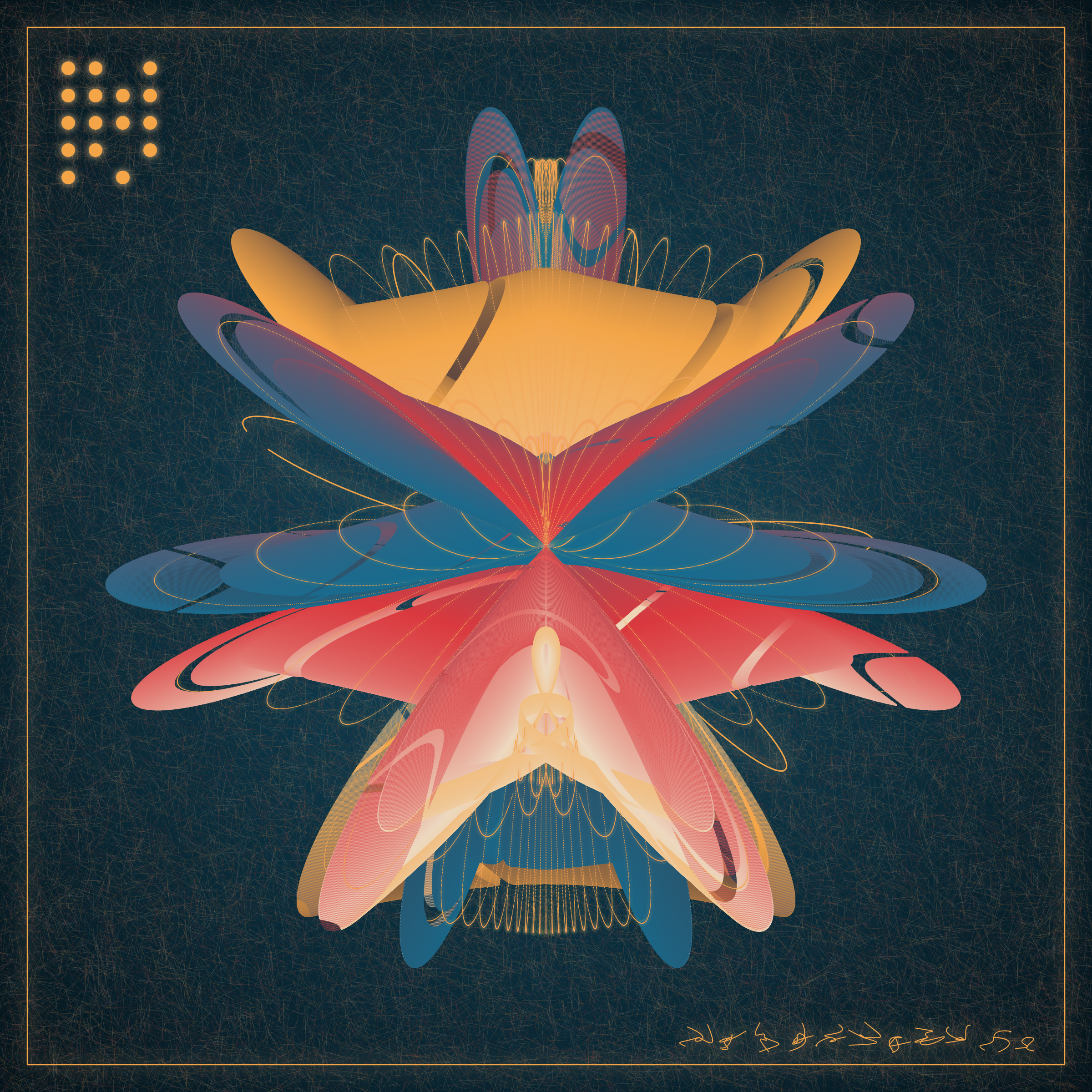 Art Blocks - Art Blocks v2 - Alien Insects #896 - NFT # 137000896