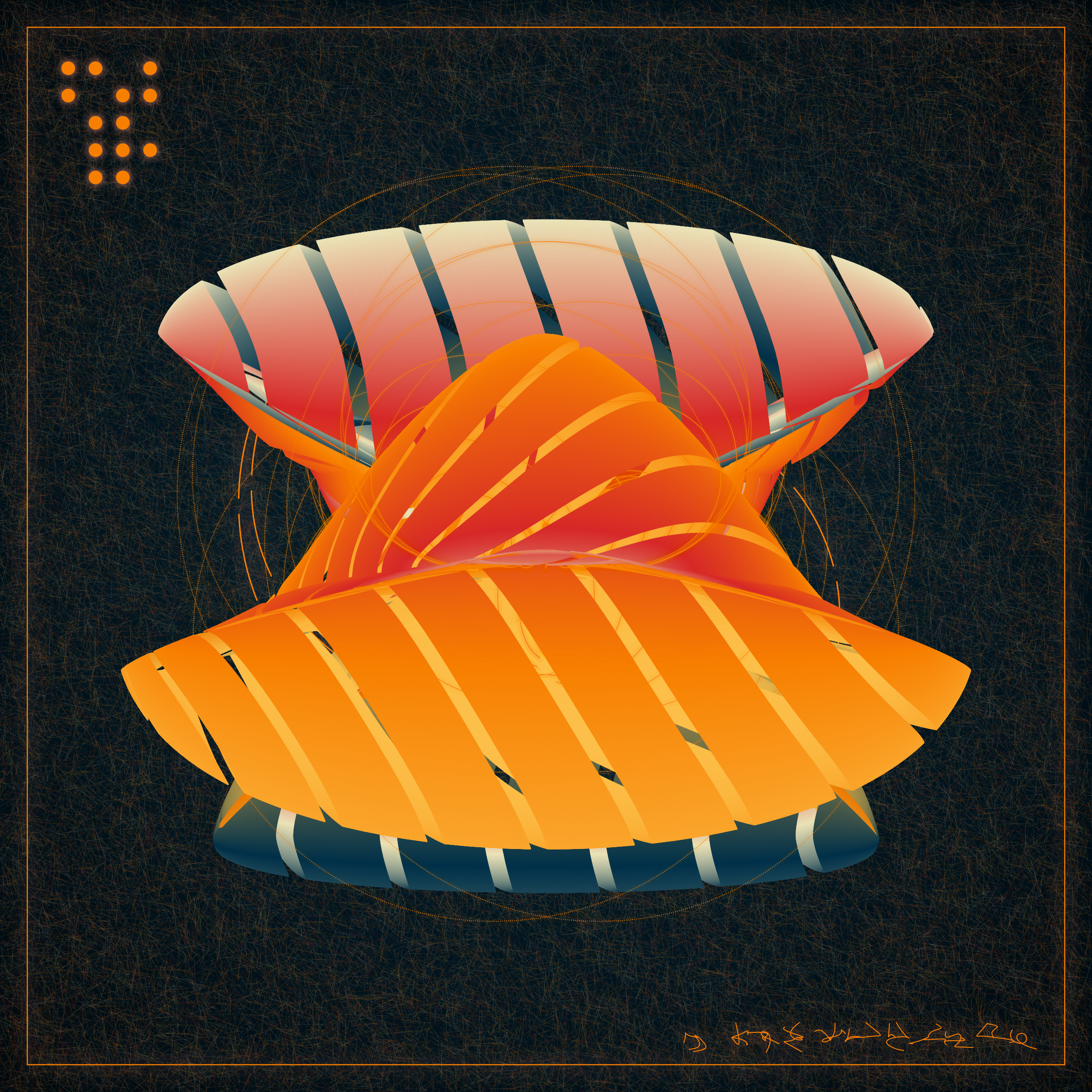 Art Blocks - Art Blocks v2 - Alien Insects #898 - NFT # 137000898