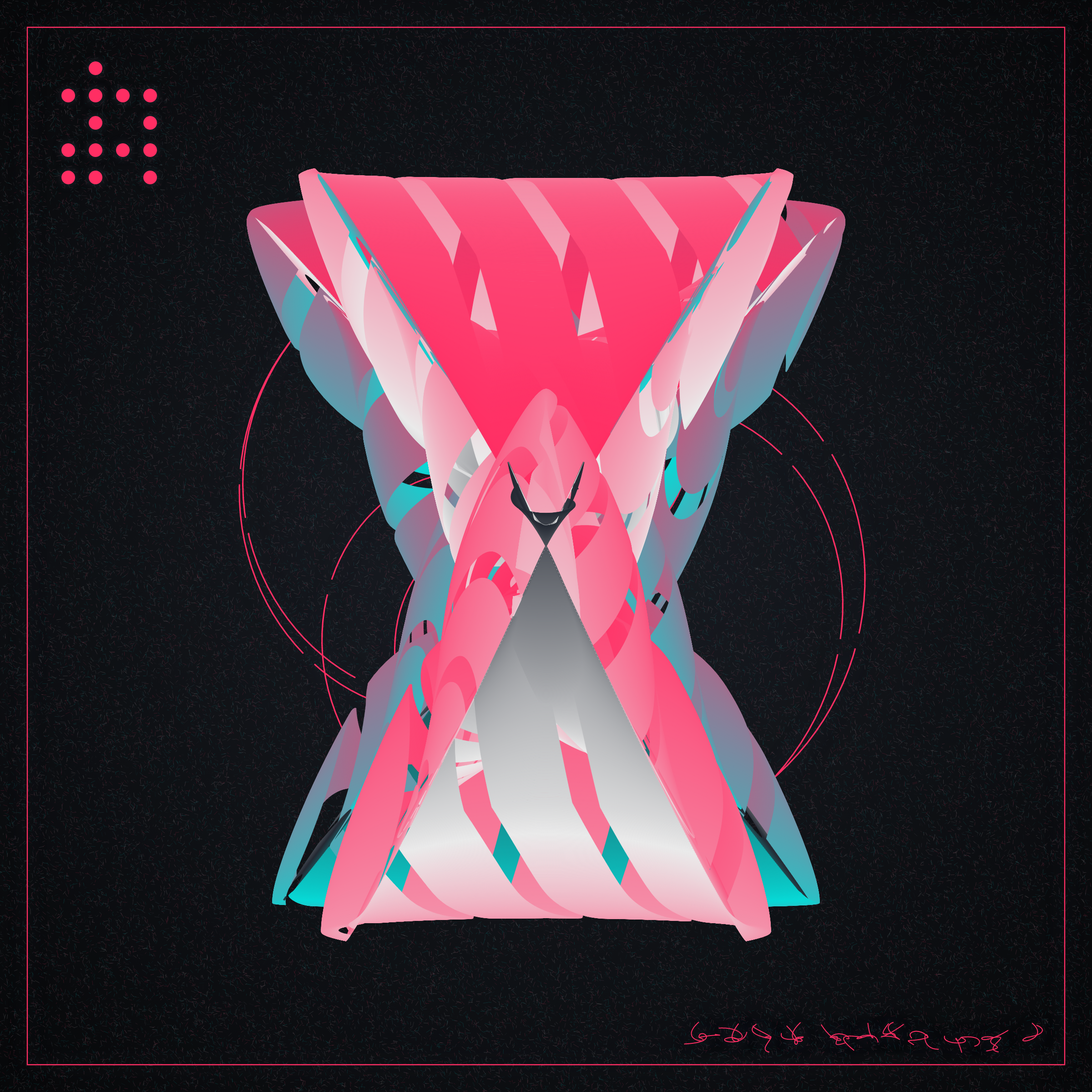 Art Blocks - Art Blocks v2 - Alien Insects #899 - NFT # 137000899