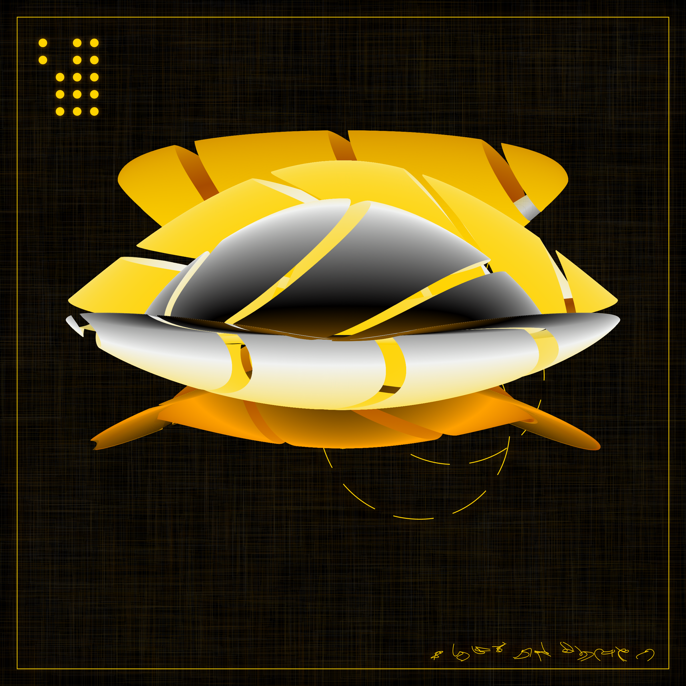 Art Blocks - Art Blocks v2 - Alien Insects #902 - NFT # 137000902