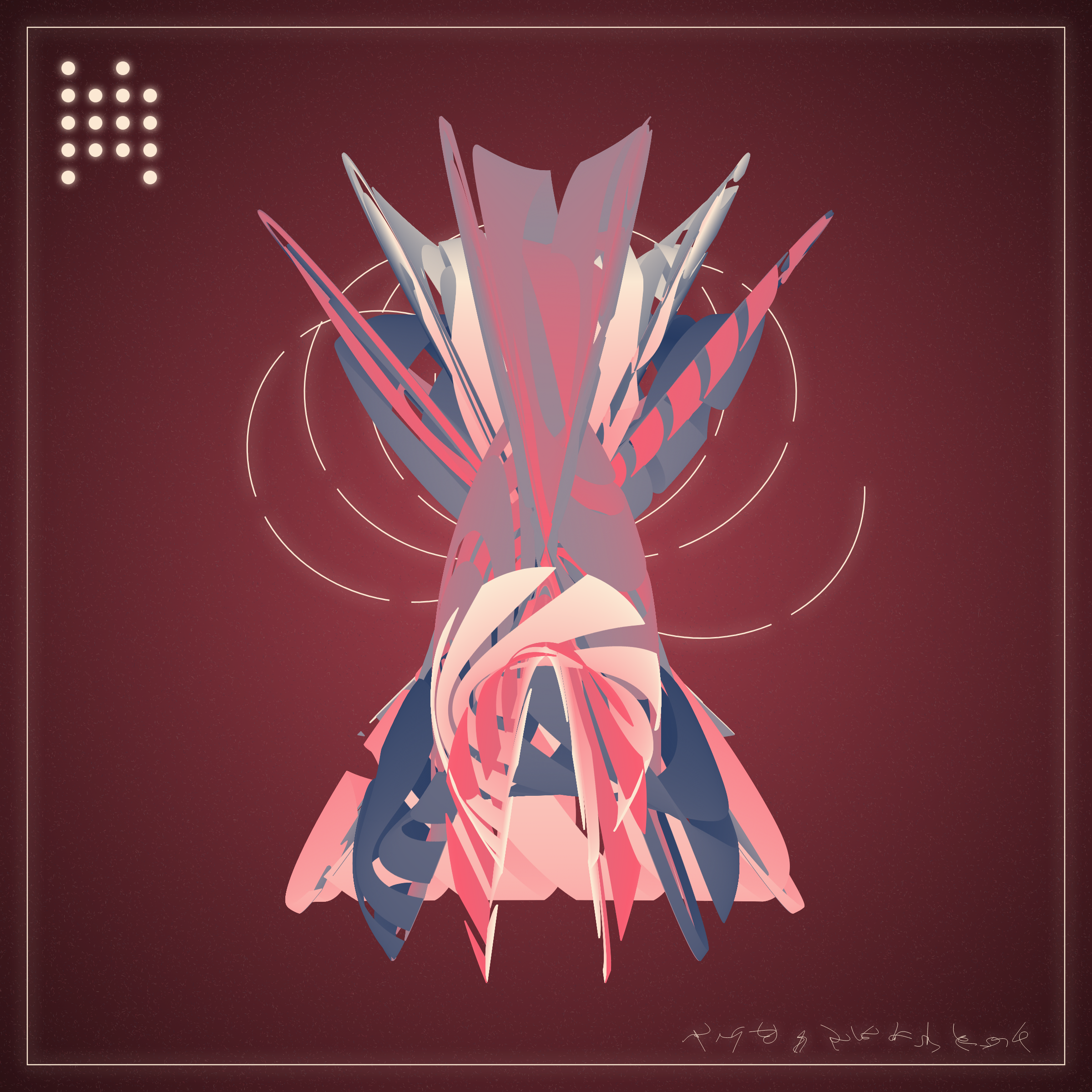 Art Blocks - Art Blocks v2 - Alien Insects #906 - NFT # 137000906