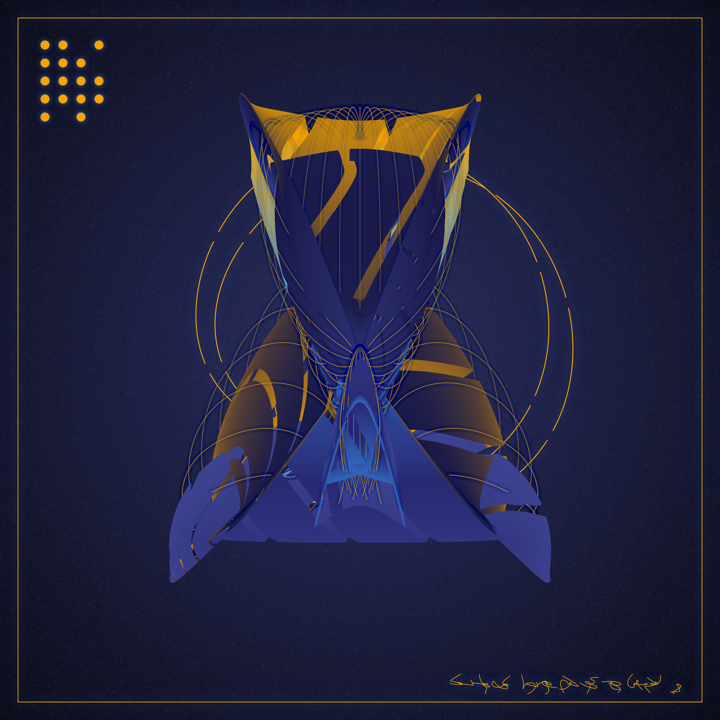 Art Blocks - Art Blocks v2 - Alien Insects #917 - NFT # 137000917