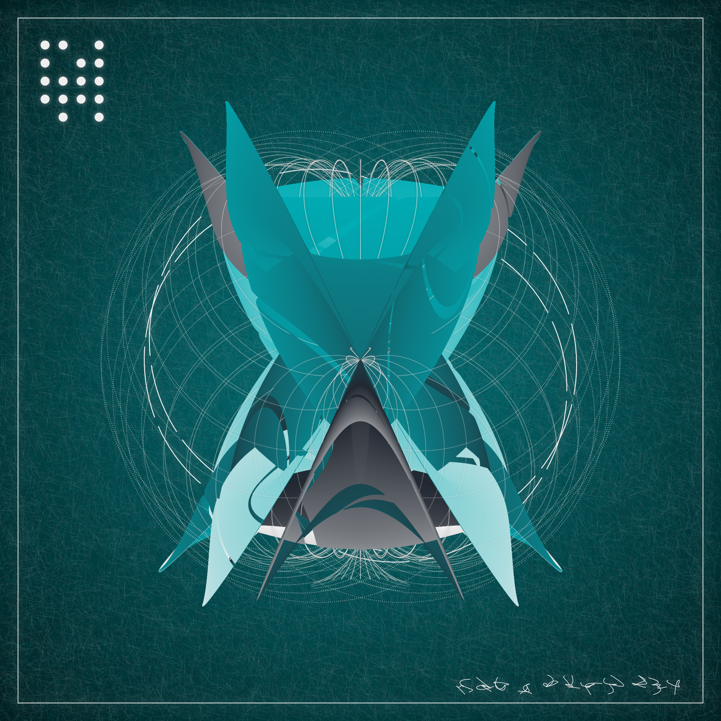 Art Blocks - Art Blocks v2 - Alien Insects #928 - NFT # 137000928