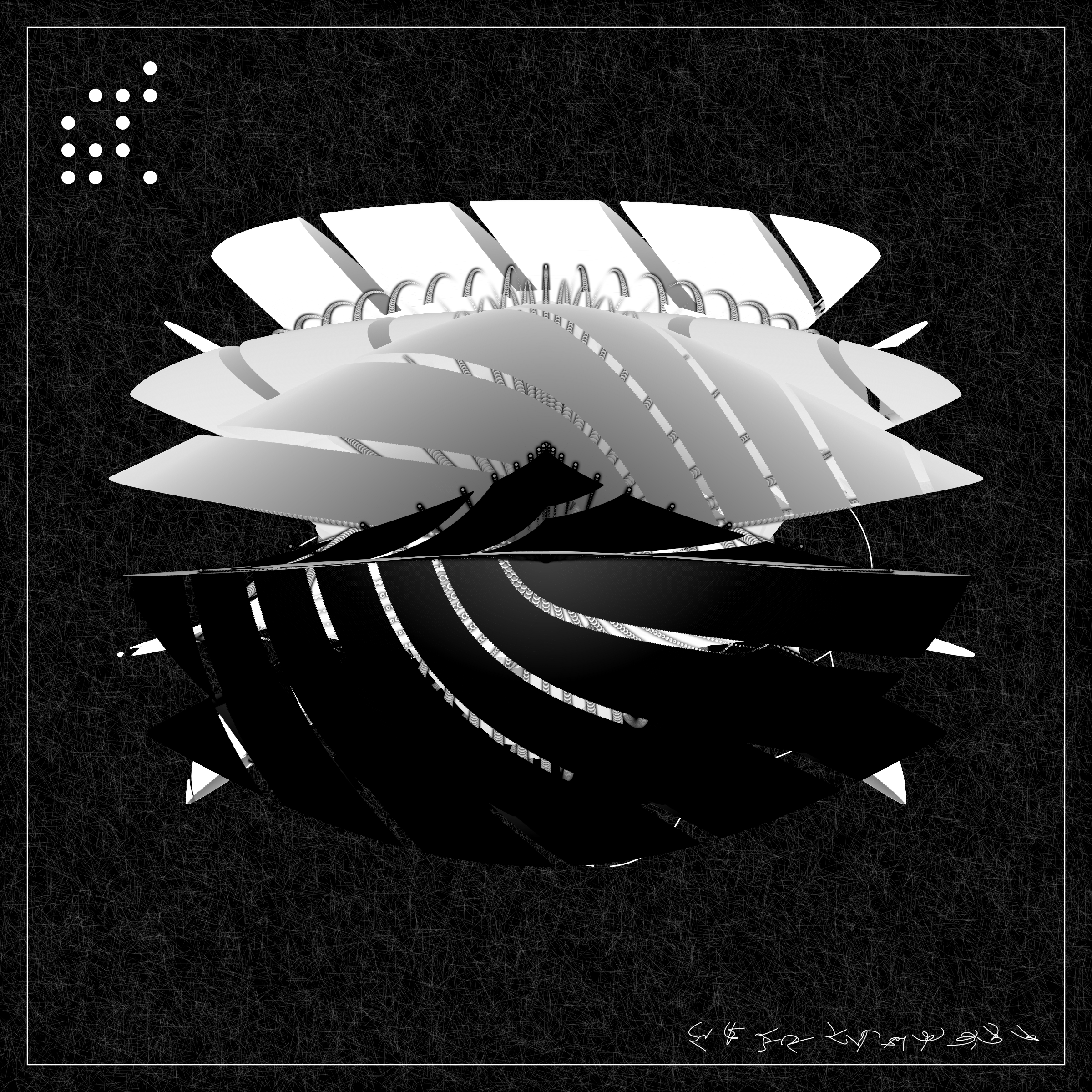 Art Blocks - Art Blocks v2 - Alien Insects #933 - NFT # 137000933