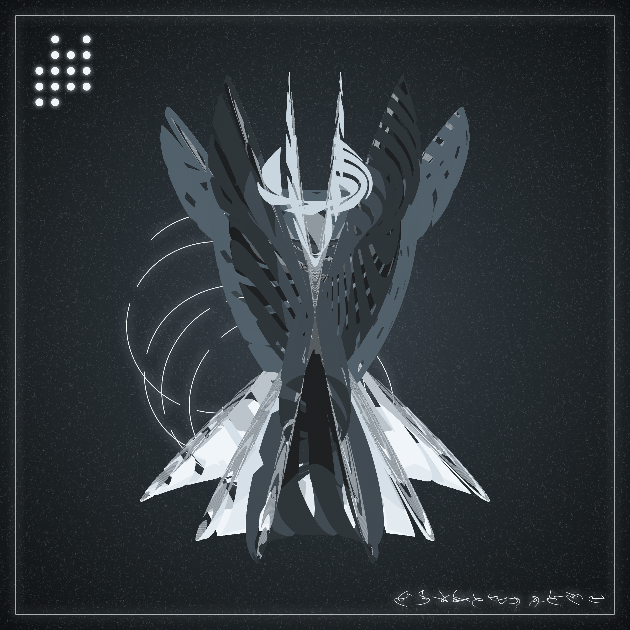 Art Blocks - Art Blocks v2 - Alien Insects #934 - NFT # 137000934