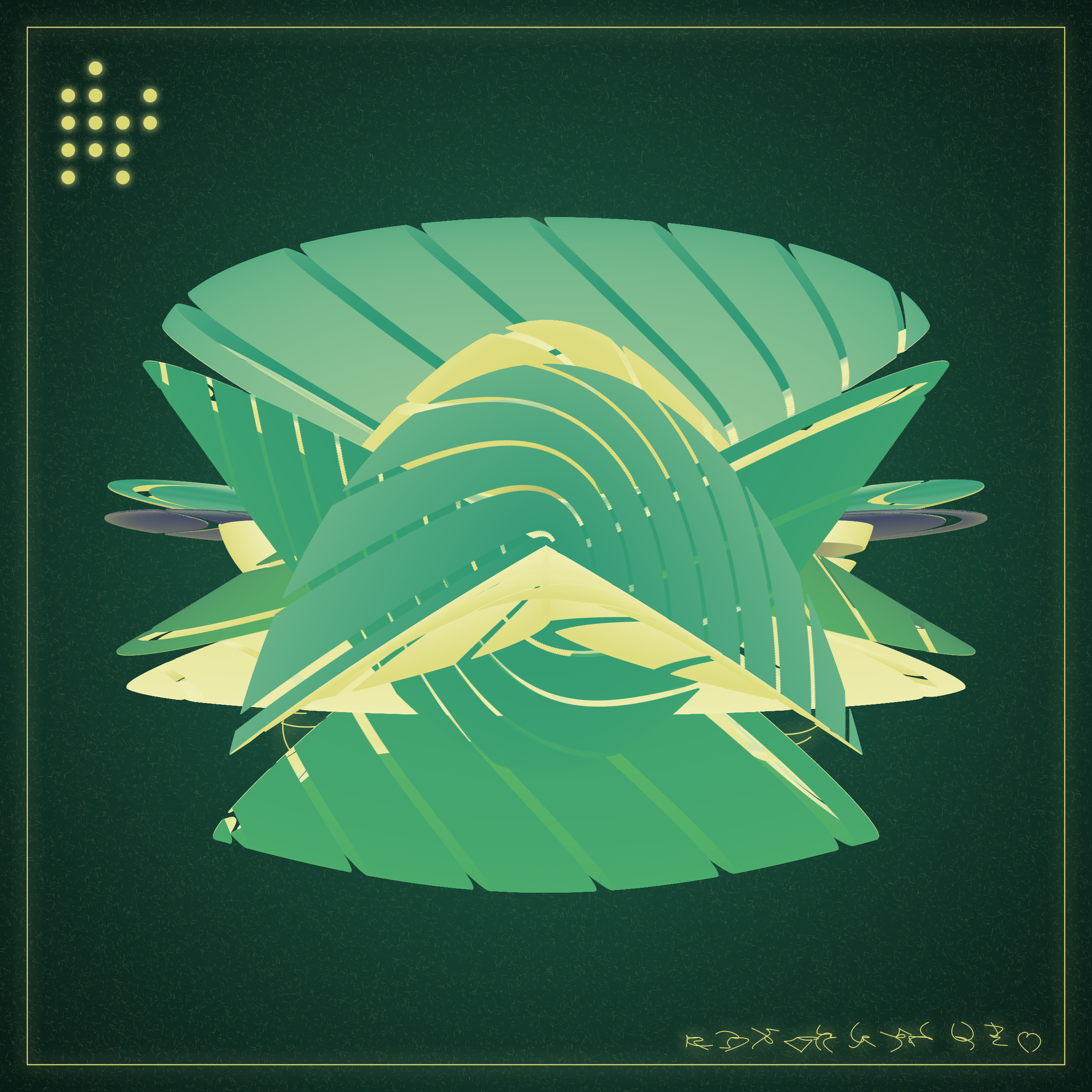 Art Blocks - Art Blocks v2 - Alien Insects #936 - NFT # 137000936