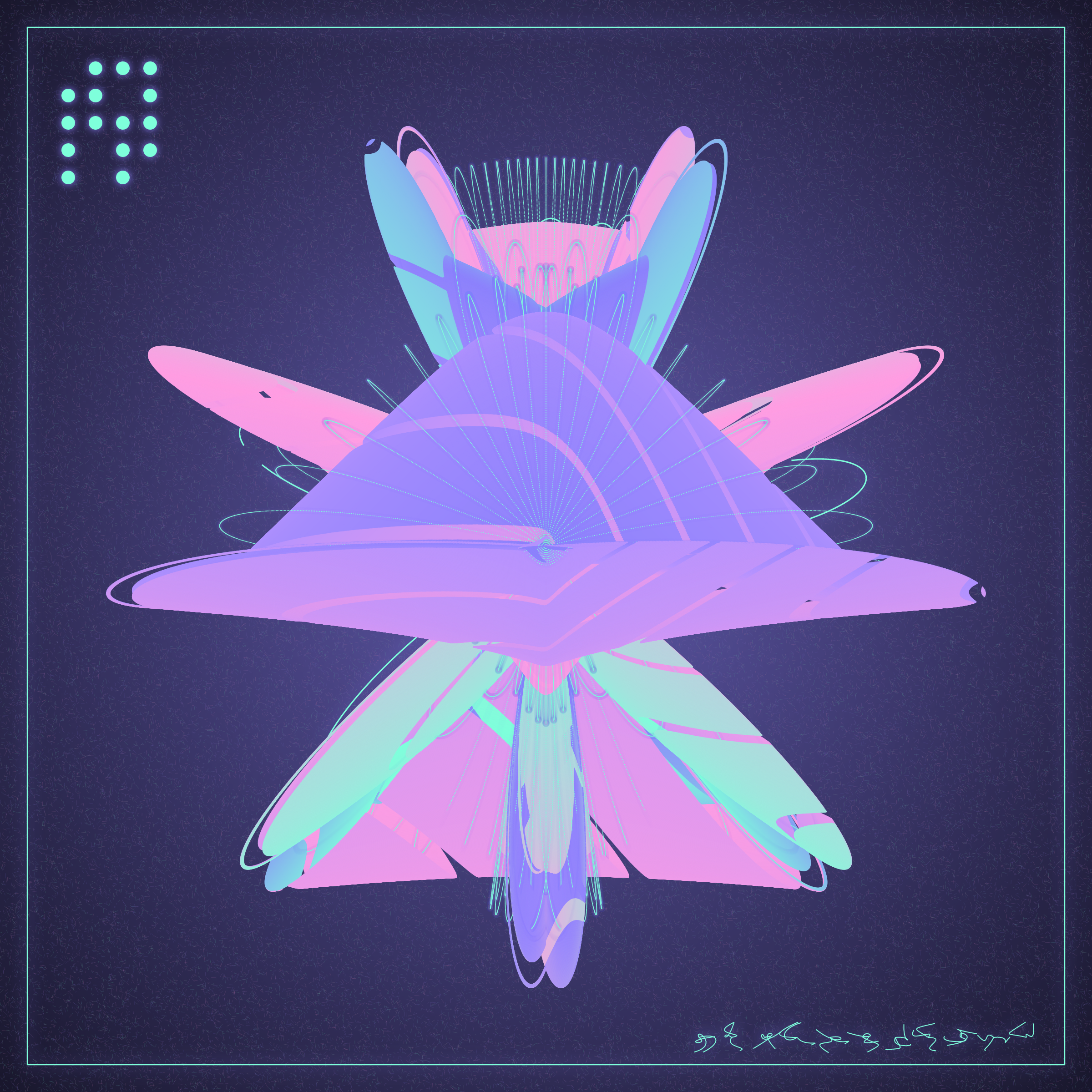 Art Blocks - Art Blocks v2 - Alien Insects #937 - NFT # 137000937