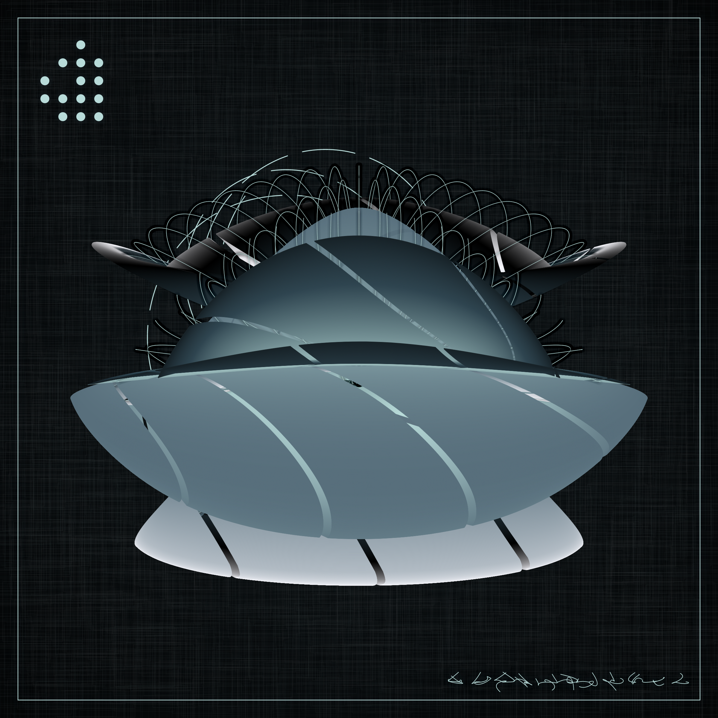 Art Blocks - Art Blocks v2 - Alien Insects #944 - NFT # 137000944