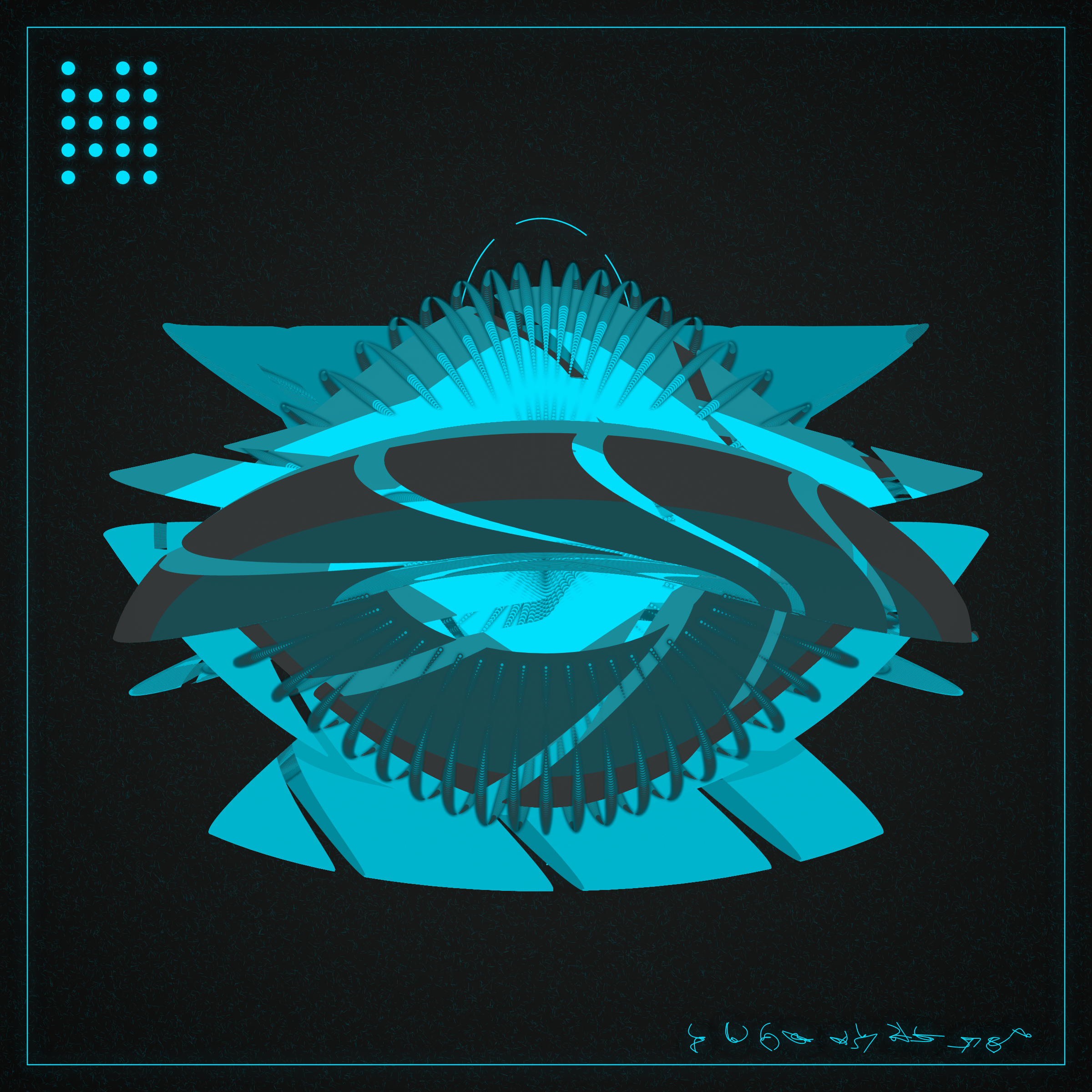 Art Blocks - Art Blocks v2 - Alien Insects #947 - NFT # 137000947