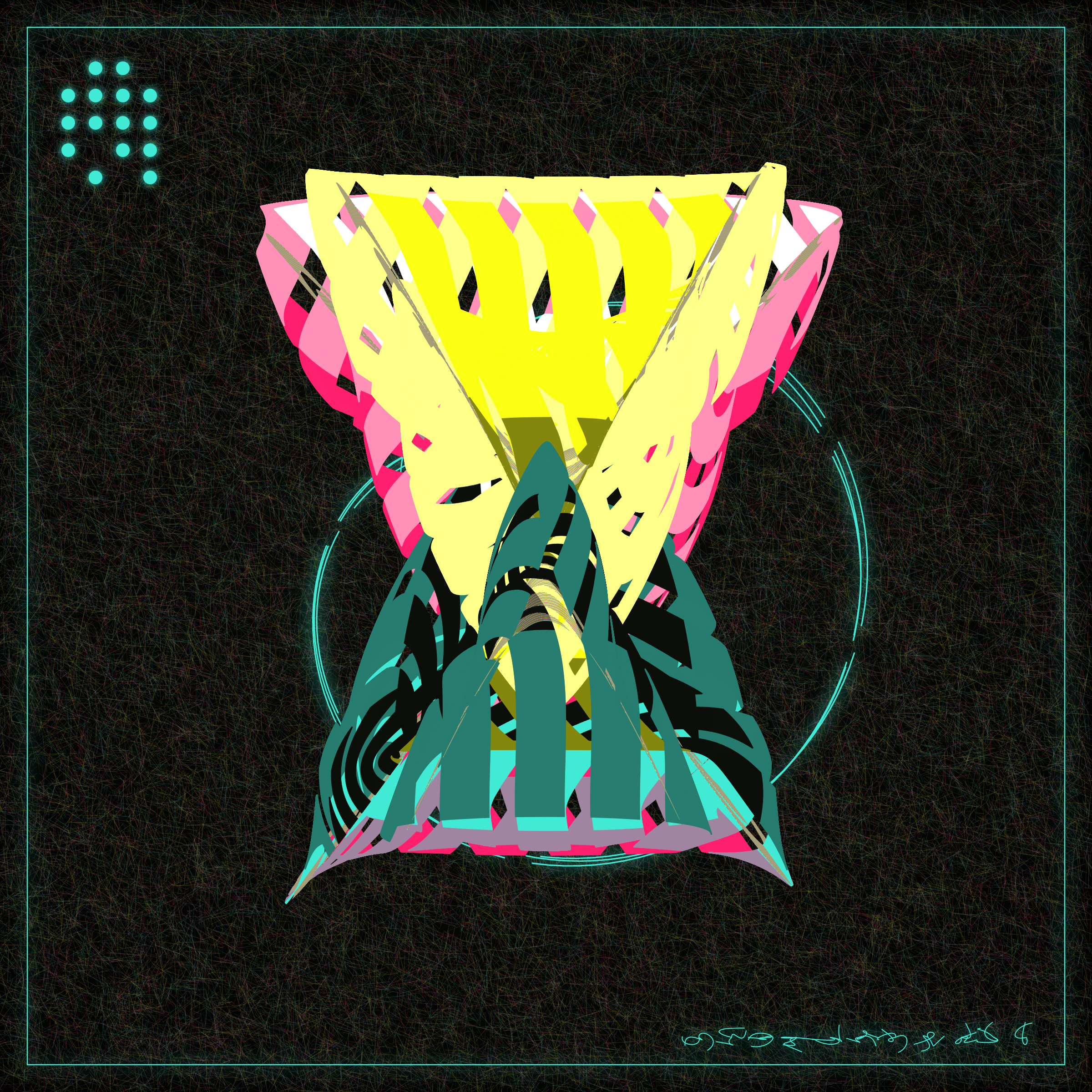 Art Blocks - Art Blocks v2 - Alien Insects #948 - NFT # 137000948