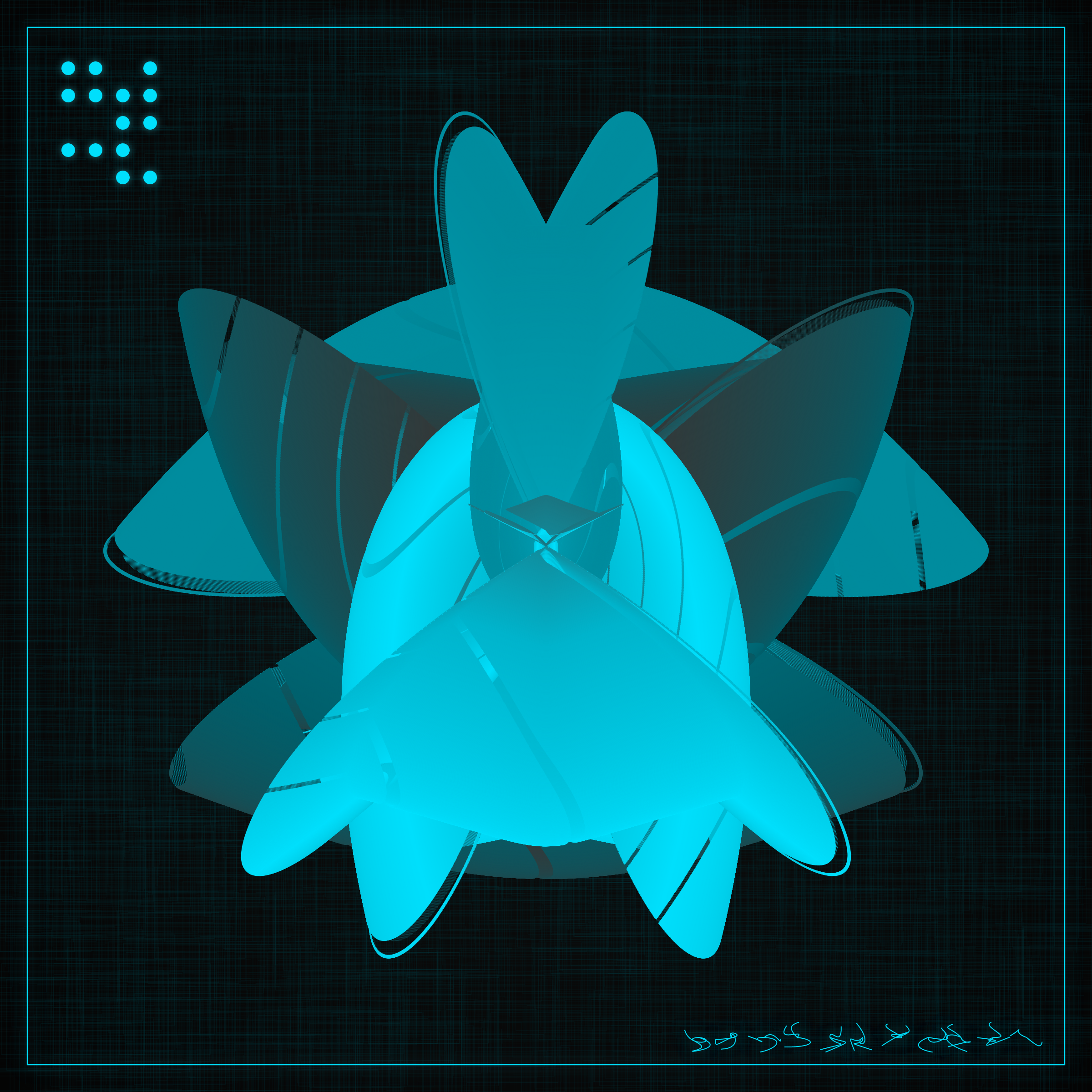 Art Blocks - Art Blocks v2 - Alien Insects #951 - NFT # 137000951